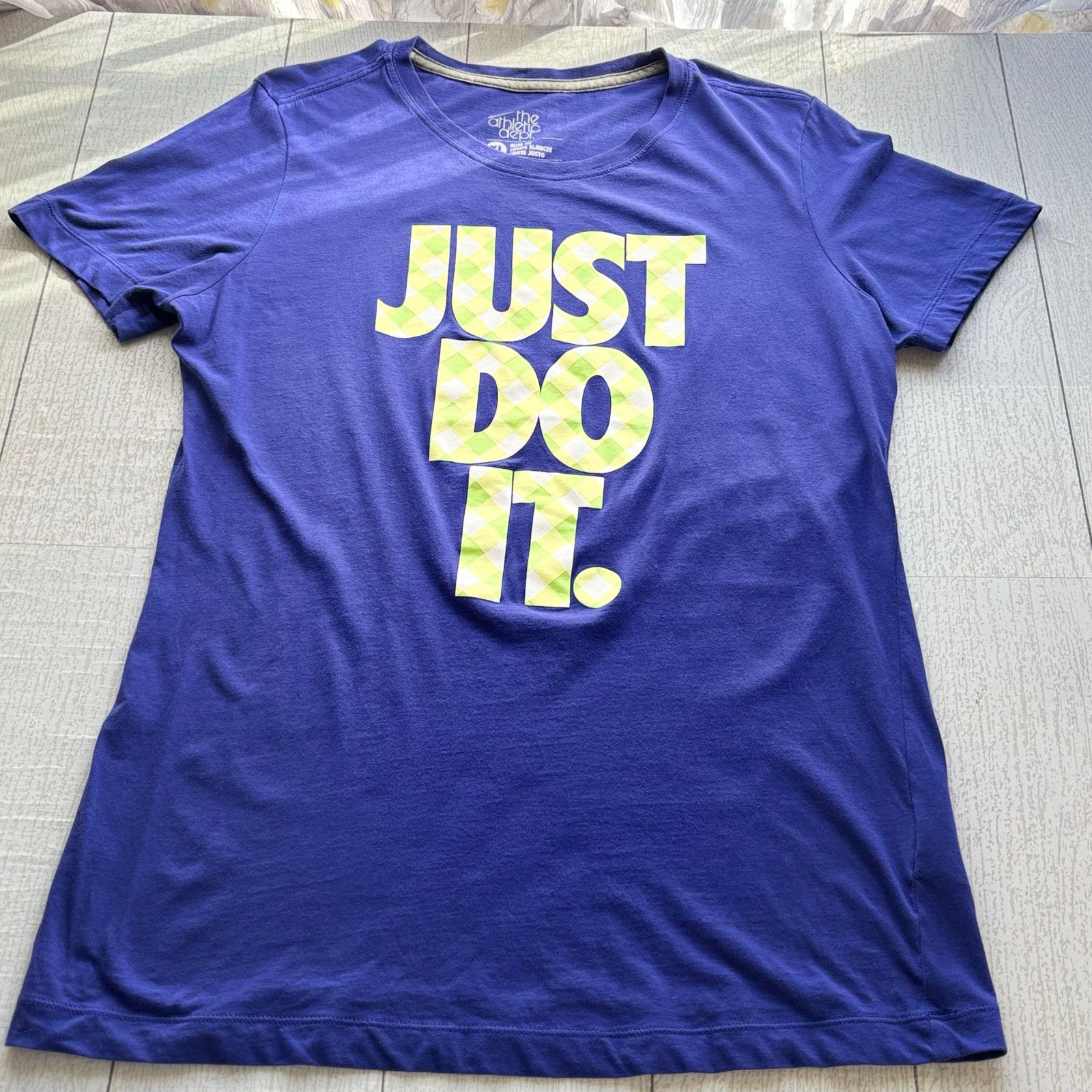 Nike Nike The Athletic Dept Purple Just Do It Slim Fit T-Shirt XL Size XL / US 12-14 / IT 48-50 - 1 Thumbnail