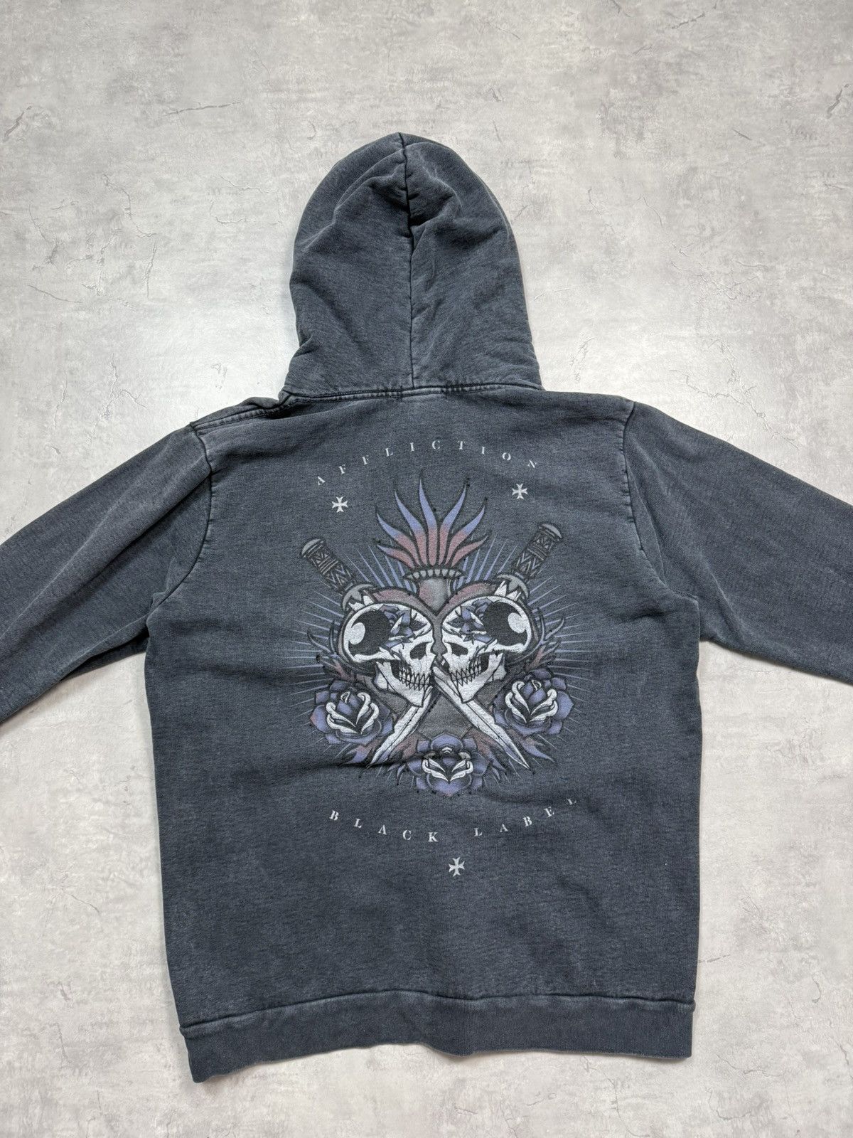 Affliction Affliction Vintage Hoodie Size US XL / EU 56 / 4 - 7 Thumbnail