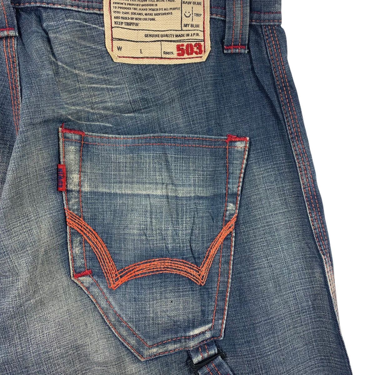 Edwin EDWIN BLUE TRIP Loose fit blue jeans Size US 35 - 18 Thumbnail