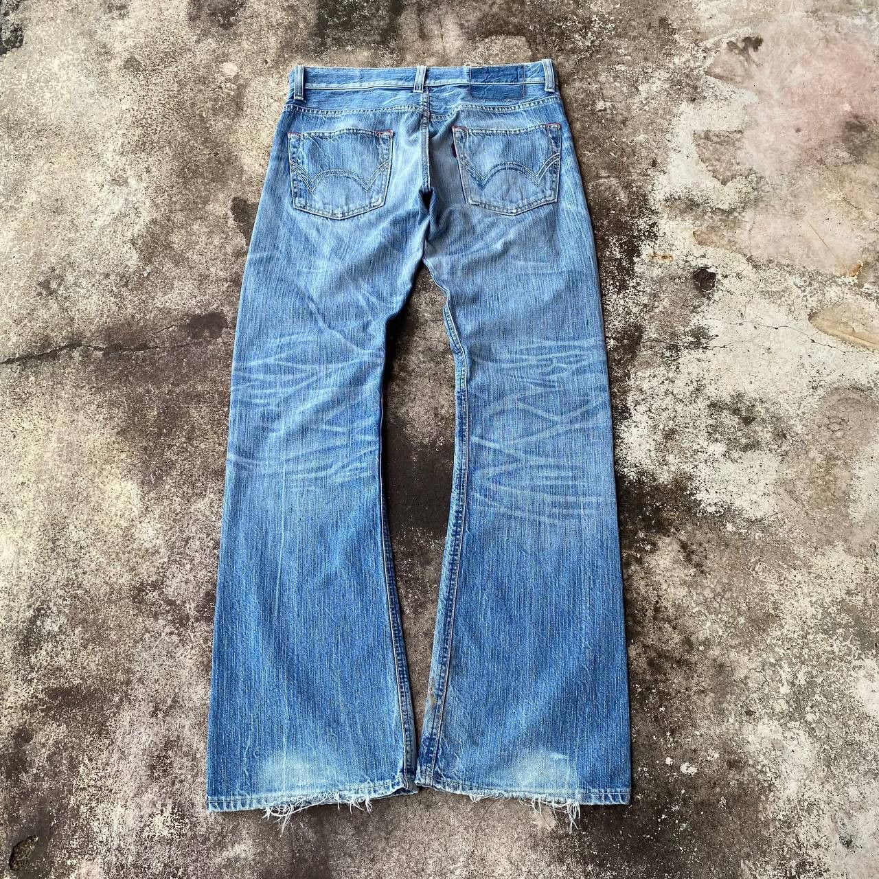 Edwin FLARED VINTAGE EDWIN JAPAN DENIM STONEWASH CLAWMARK BJ07-14 Size US 30 / EU 46 - 7 Thumbnail