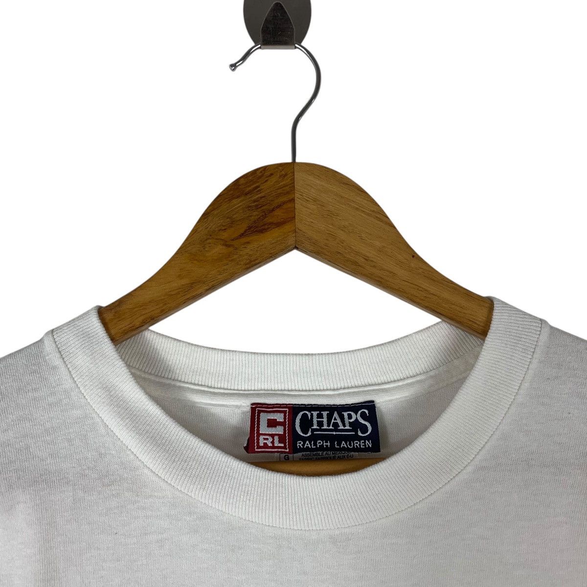Chaps Ralph Lauren × Vintage Vintage 90s CHAPS RALPH LAUREN american flag printed tee Size US L / EU 52-54 / 3 - 8 Thumbnail