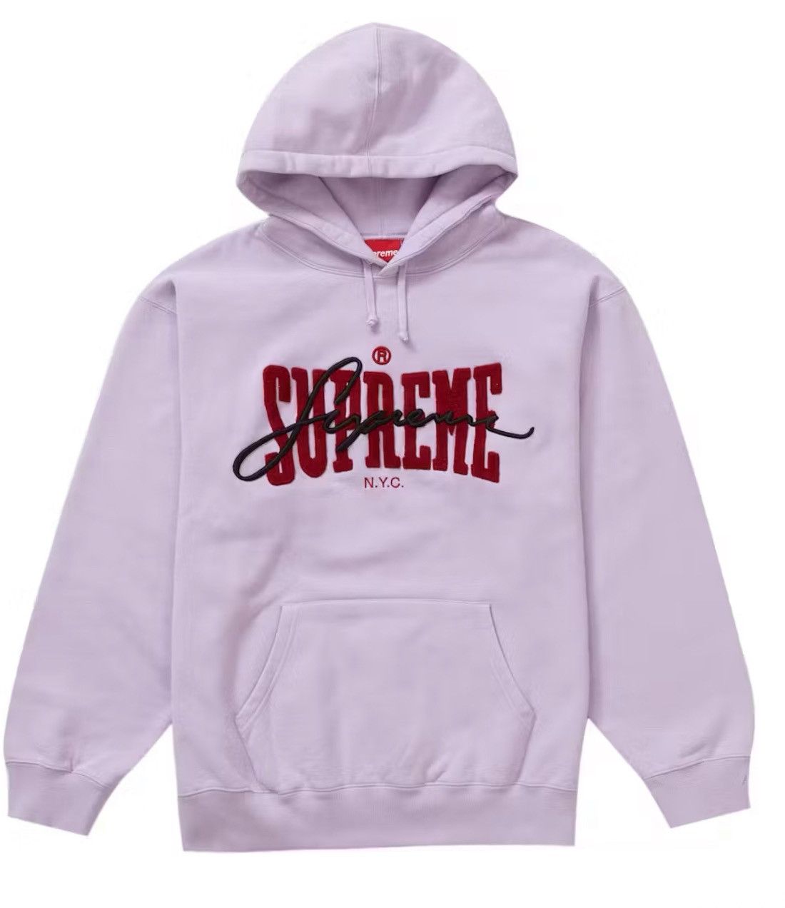 Supreme Embroidered Chenille Hoodie | Grailed