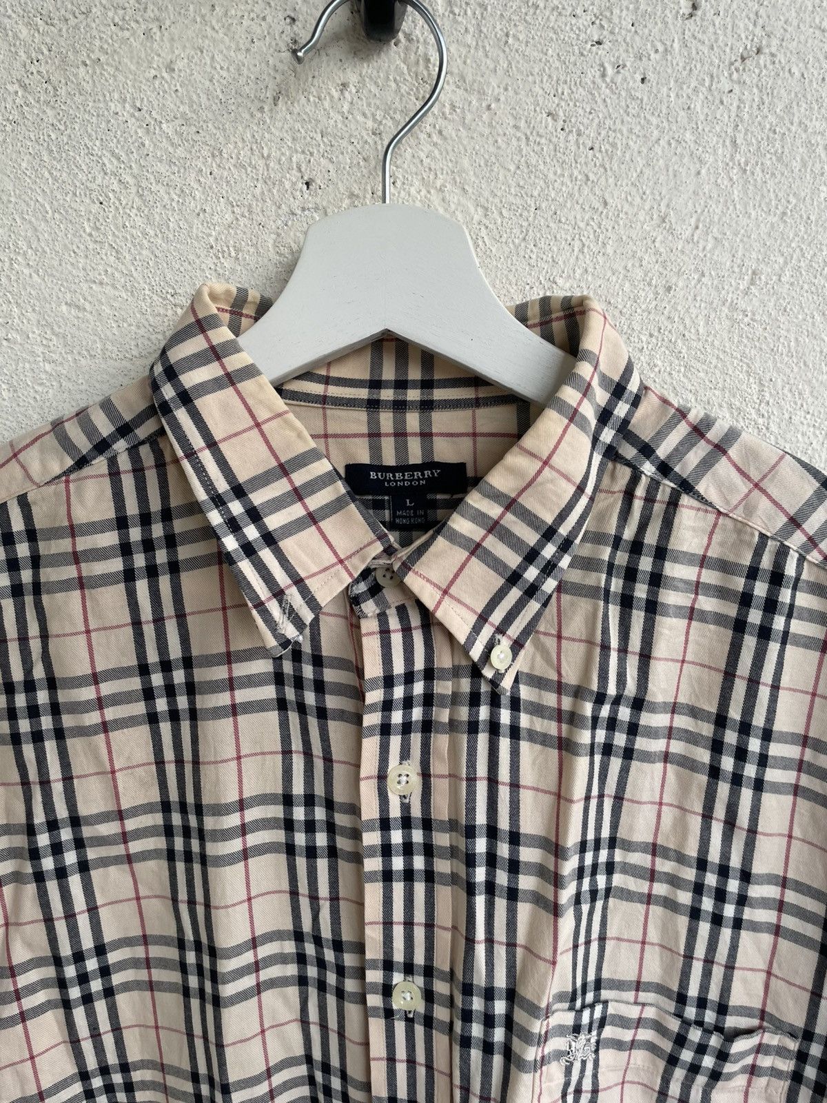 Burberry Vintage Burberry Plaid Shirt Embroidery Novacheck Hysteric Size US XL / EU 56 / 4 - 2 Thumbnail