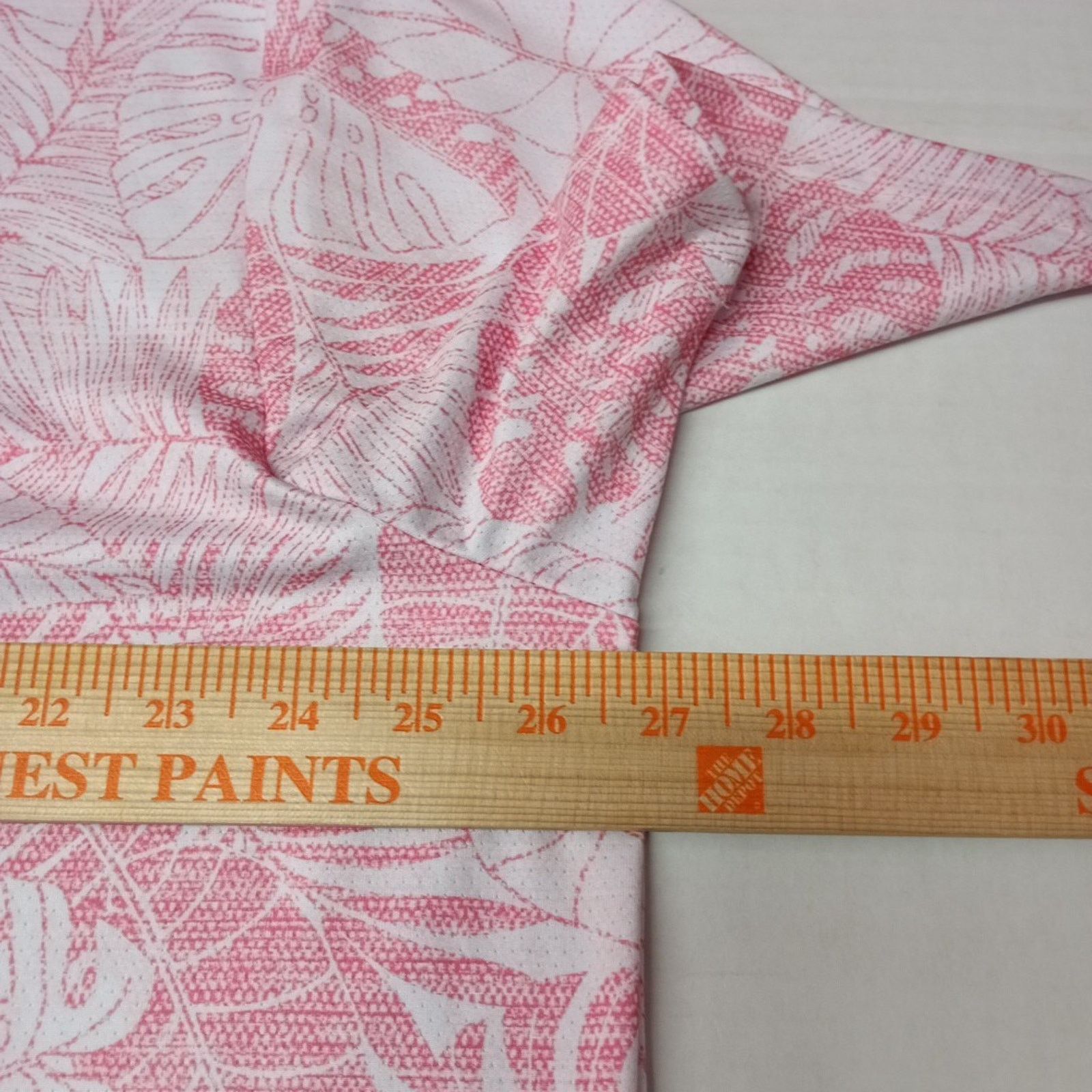 Chaps Chaps Printed Golf Polo Shirt Men's 2XL Pink 4-Way Stretch Size US XXL / EU 58 / 5 - 5 Thumbnail