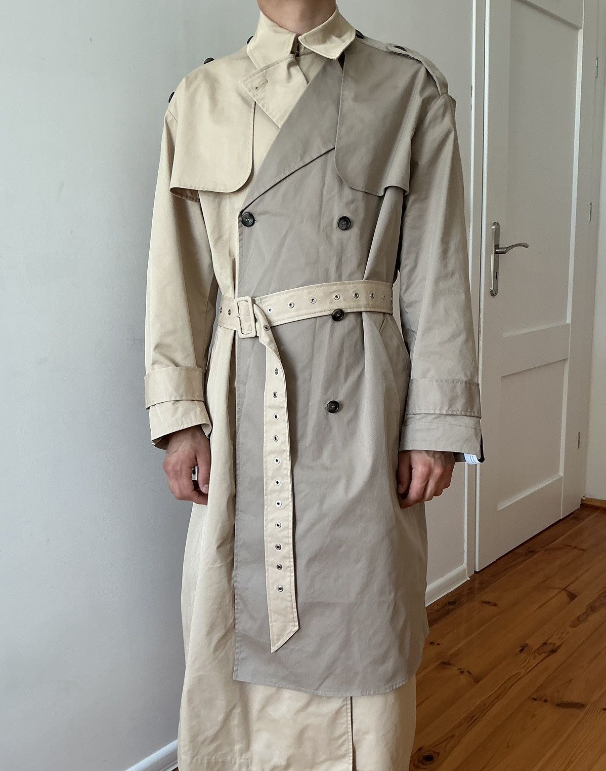 Rokh x h&m tranch coat