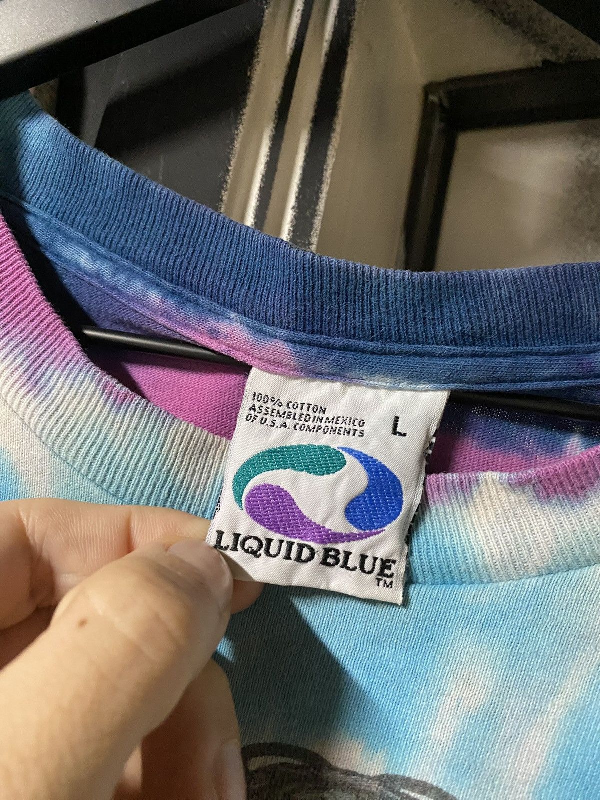 Vintage Vintage 90’s Grateful Dead Liquid Blue Tee Size Large Size US L / EU 52-54 / 3 - 5 Thumbnail