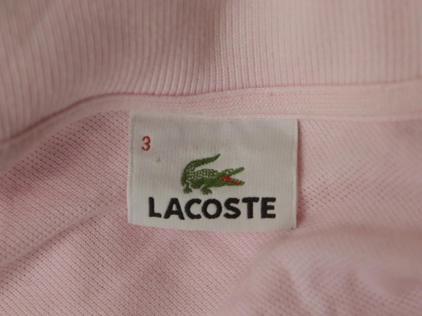 Lacoste Lacoste Pink 100% Cotton Collared Casual Shirt Size 3 Size US M / EU 48-50 / 2 - 10 Thumbnail