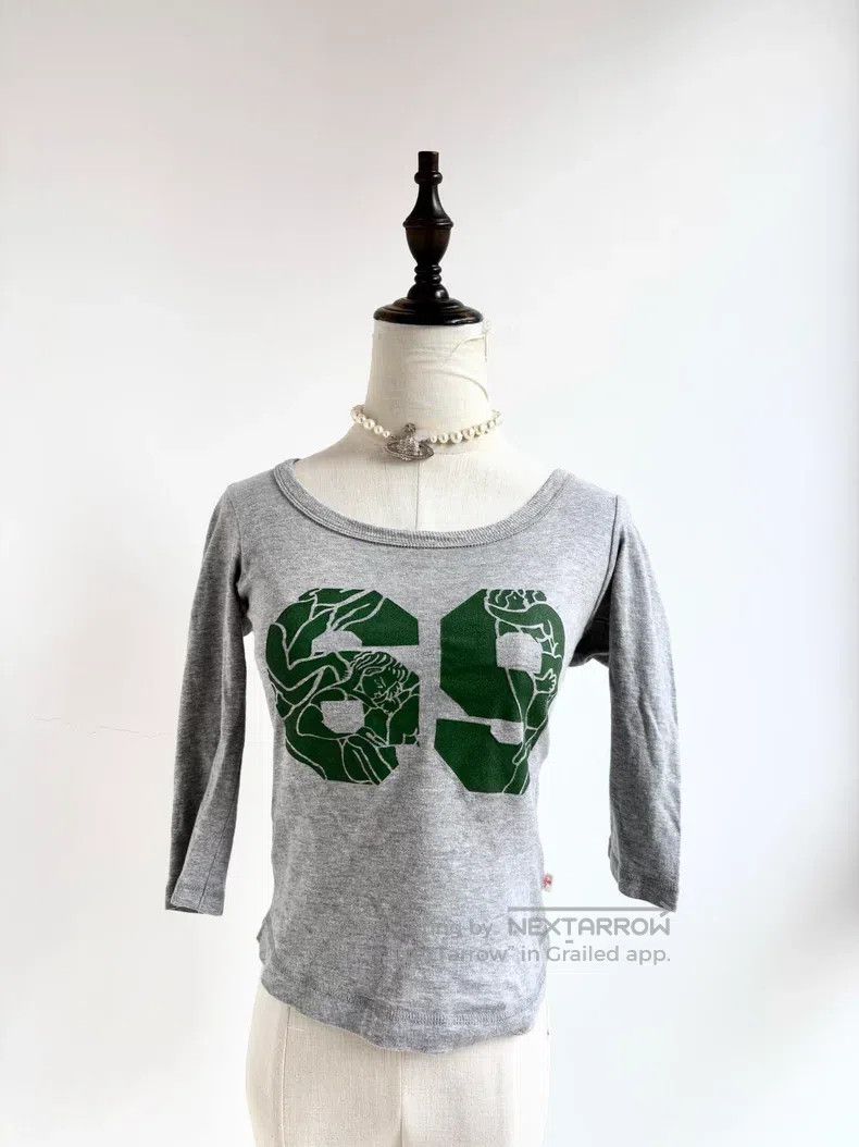 Vivienne Westwood Vivienne Westwood Vintage Grey Short Sleeve Top with Under Size S / US 4 / IT 40 - 1 Thumbnail