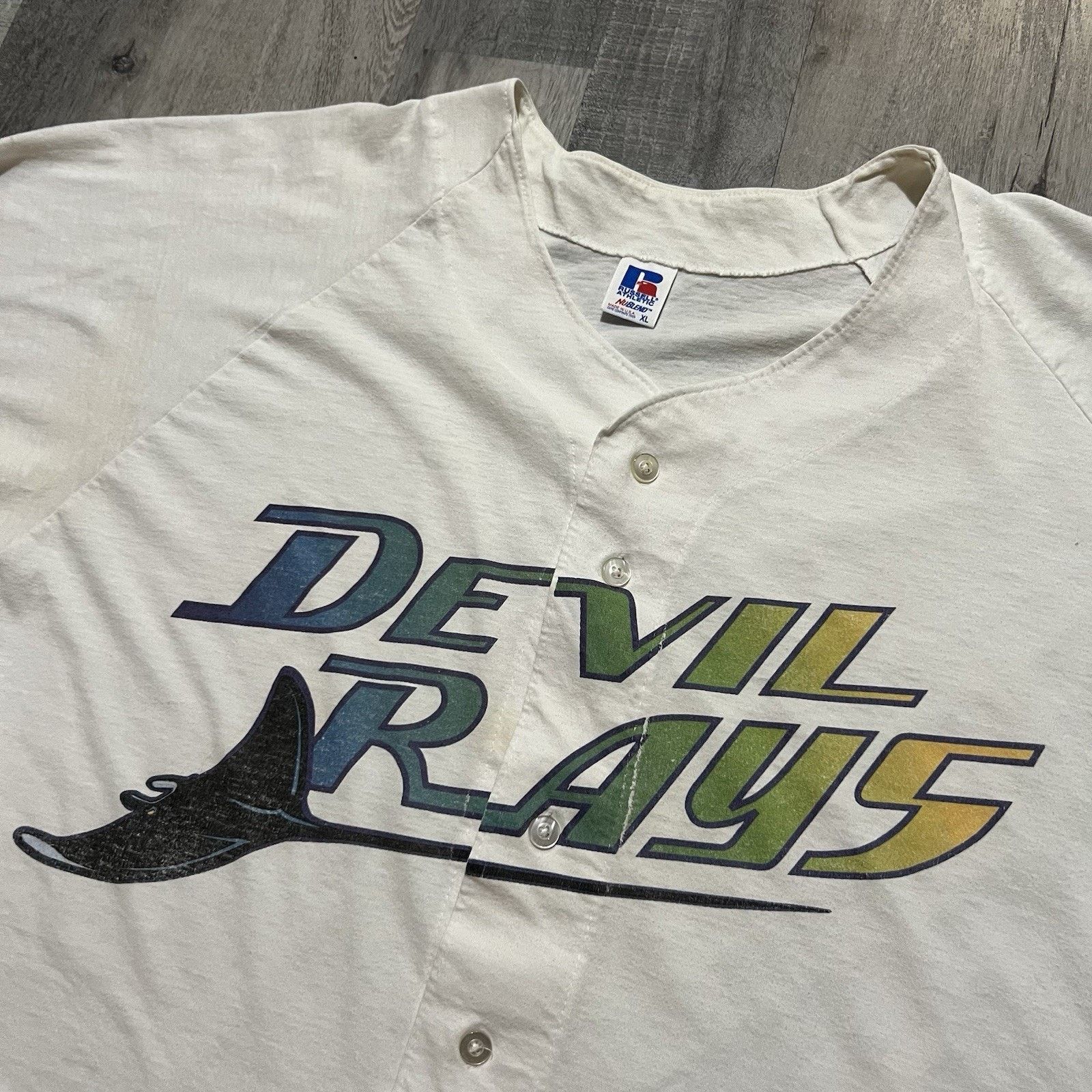 Russell Athletic Vintage Tampa Bay Devil Rays Russell Athletic MLB Jersey Size US XL / EU 56 / 4 - 3 Thumbnail