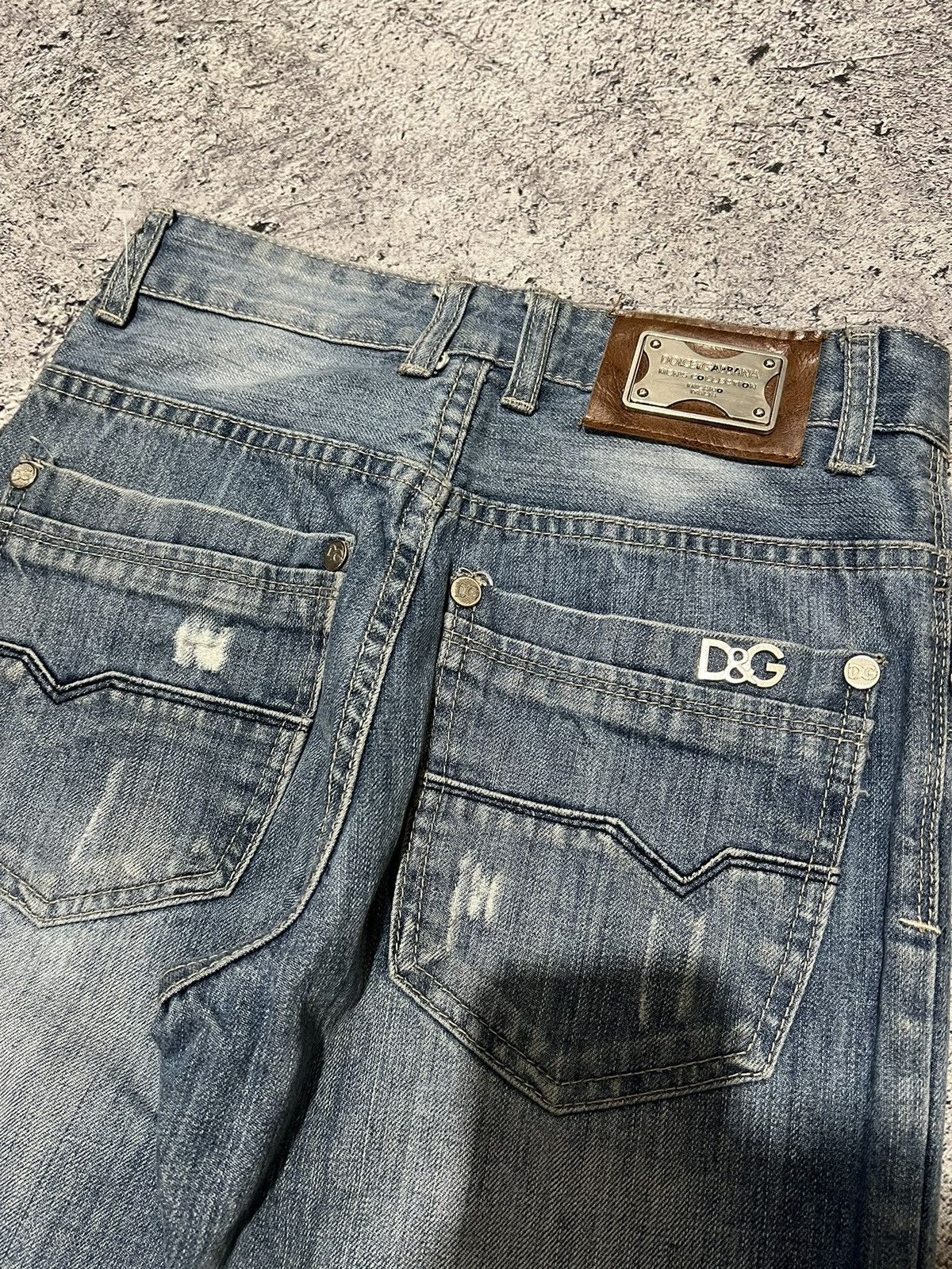 Kapital 2000s Archival Diesel Dolce Gabbana Wash Jeans y2k Lgb Size US 27 - 5 Thumbnail