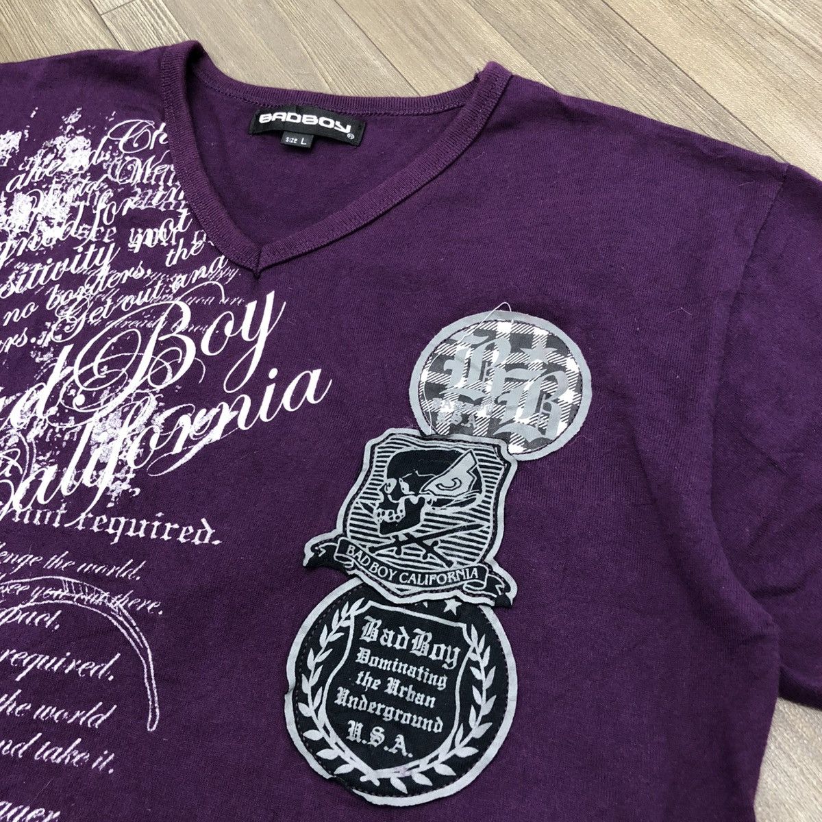 14th Addiction × If Six Was Nine × Le Grande Bleu (L.G.B.) Y2K Bad Boy Poem Skulls Ifsixwasnine Punk Lgb Goa Style Tee Size US L / EU 52-54 / 3 - 4 Thumbnail