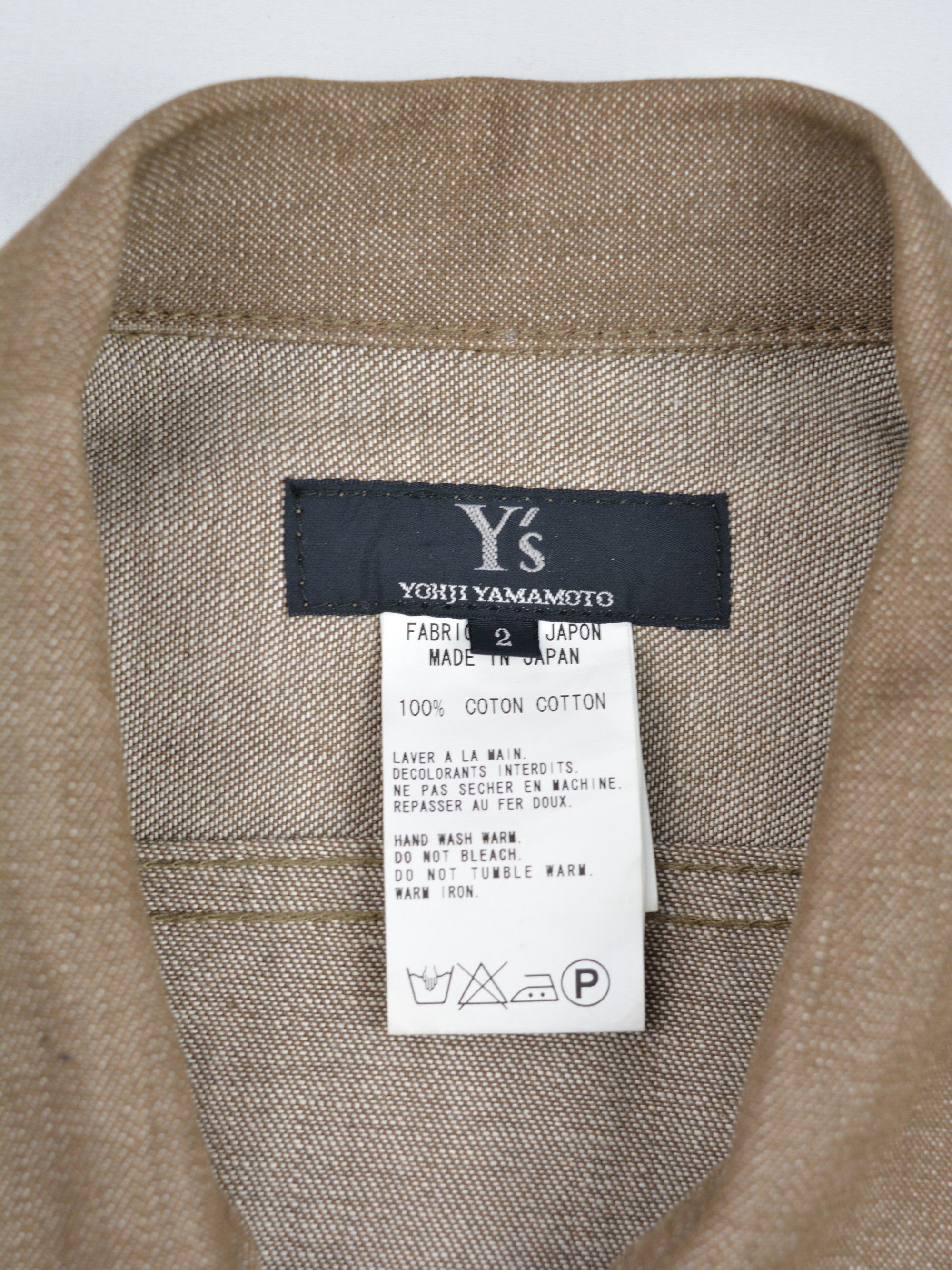 Yohji Yamamoto Y's by Yohji Yamamoto - Y's in Love cropped denim jacket Size S / US 4 / IT 40 - 8 Thumbnail