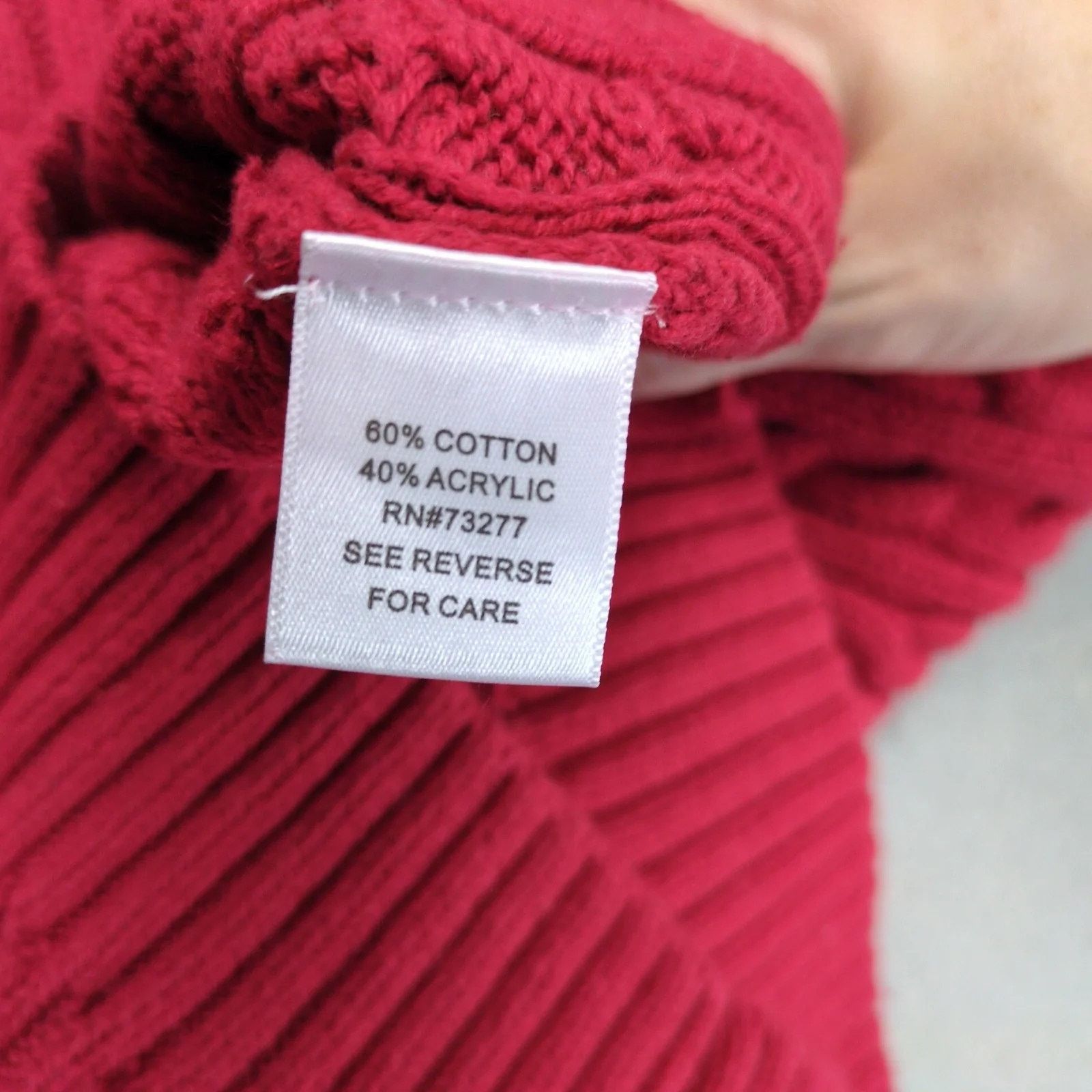 Croft & Barrow Croft & Barrow Cable Knit Sweater Women's S Button Mock Neck Size S / US 4 / IT 40 - 4 Thumbnail