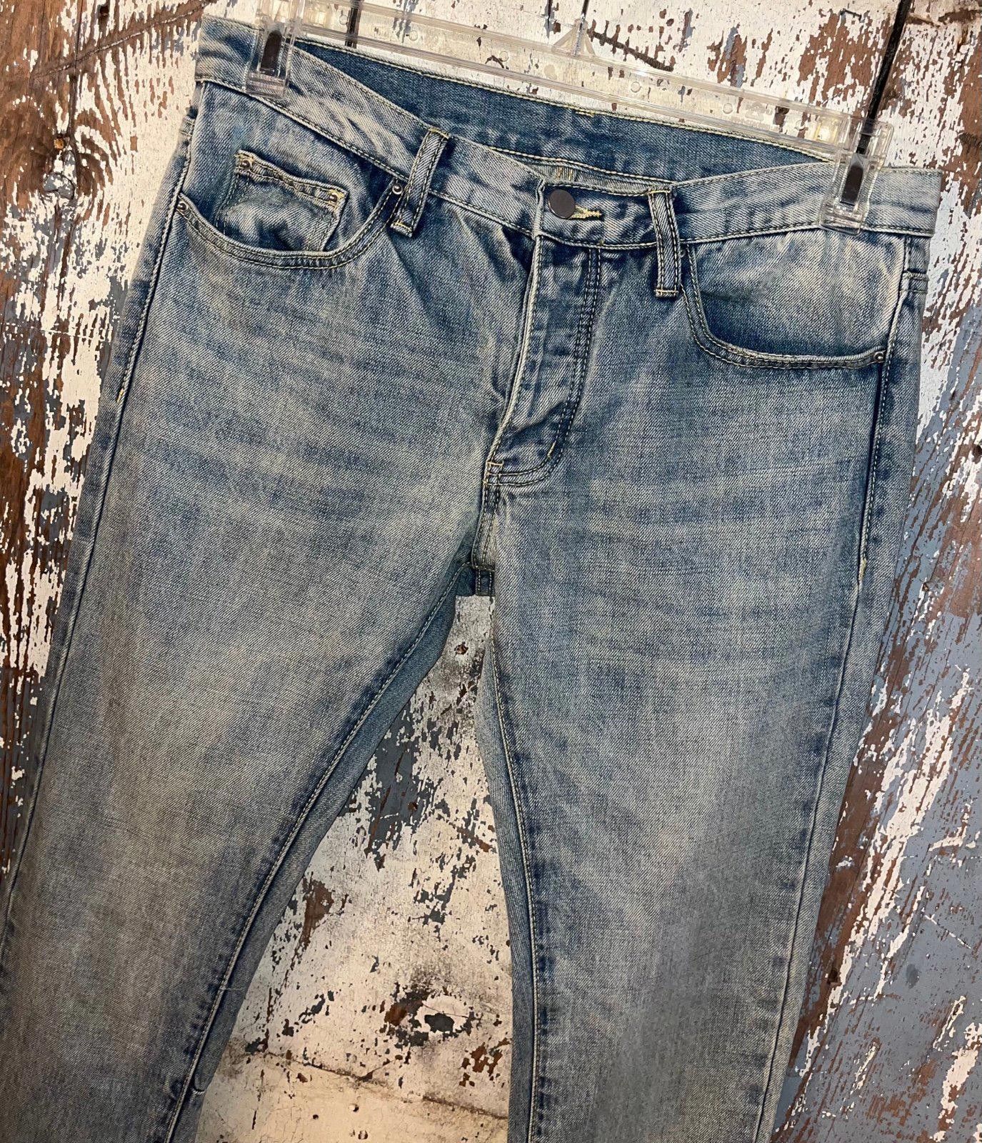 Designer MNML Skinny Jeans Ankle Zipper Size 31 Size US 31 - 5 Thumbnail