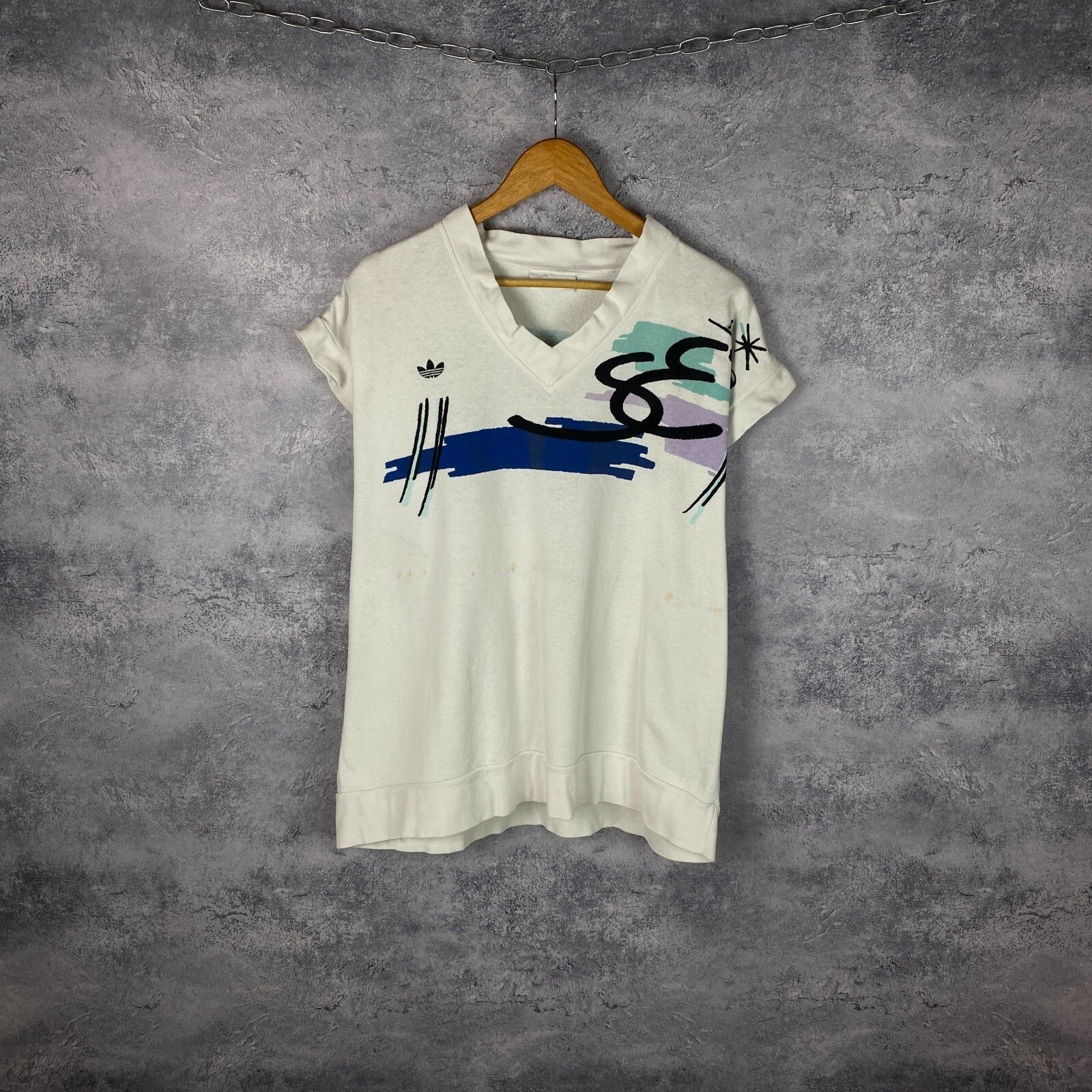 Adidas Adidas Vest Men's Size XL V-Neck Cotton Multicolor ` Size US XL / EU 56 / 4 - 1 Thumbnail