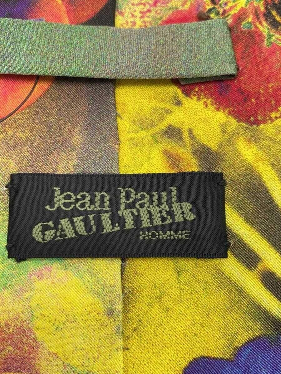 Jean Paul Gaultier Floral Silk Tie Size ONE SIZE - 3 Thumbnail