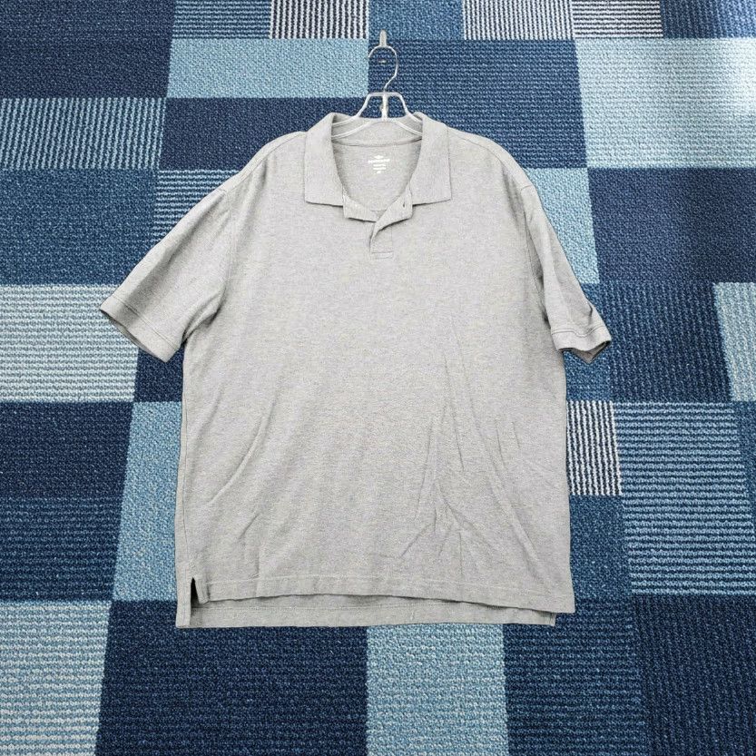 Dockers DOCKERS Polo Shirt Mens XL Gray Short Sleeve Casual Collared Marl Size US XL / EU 56 / 4 - 1 Thumbnail