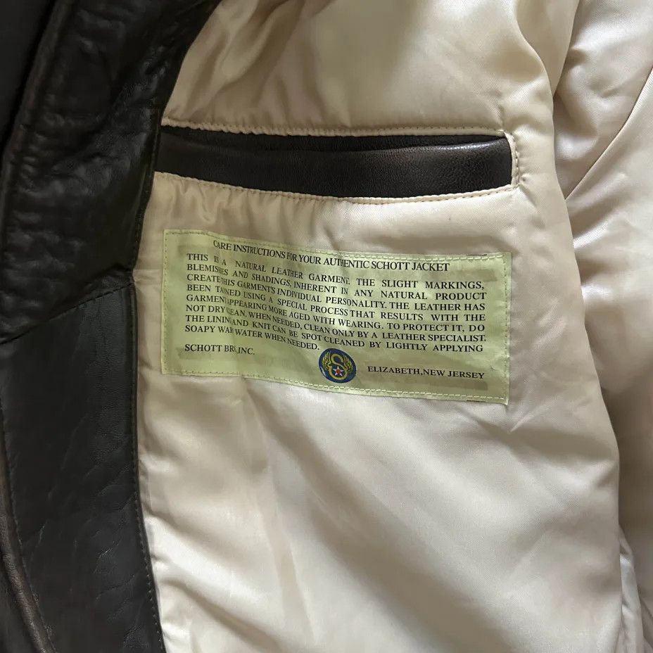 Schott Vintage Schott G-1 M-422 B Wings Of Gold Bomber Jacket 4XL Size US XXL / EU 58 / 5 - 9 Thumbnail