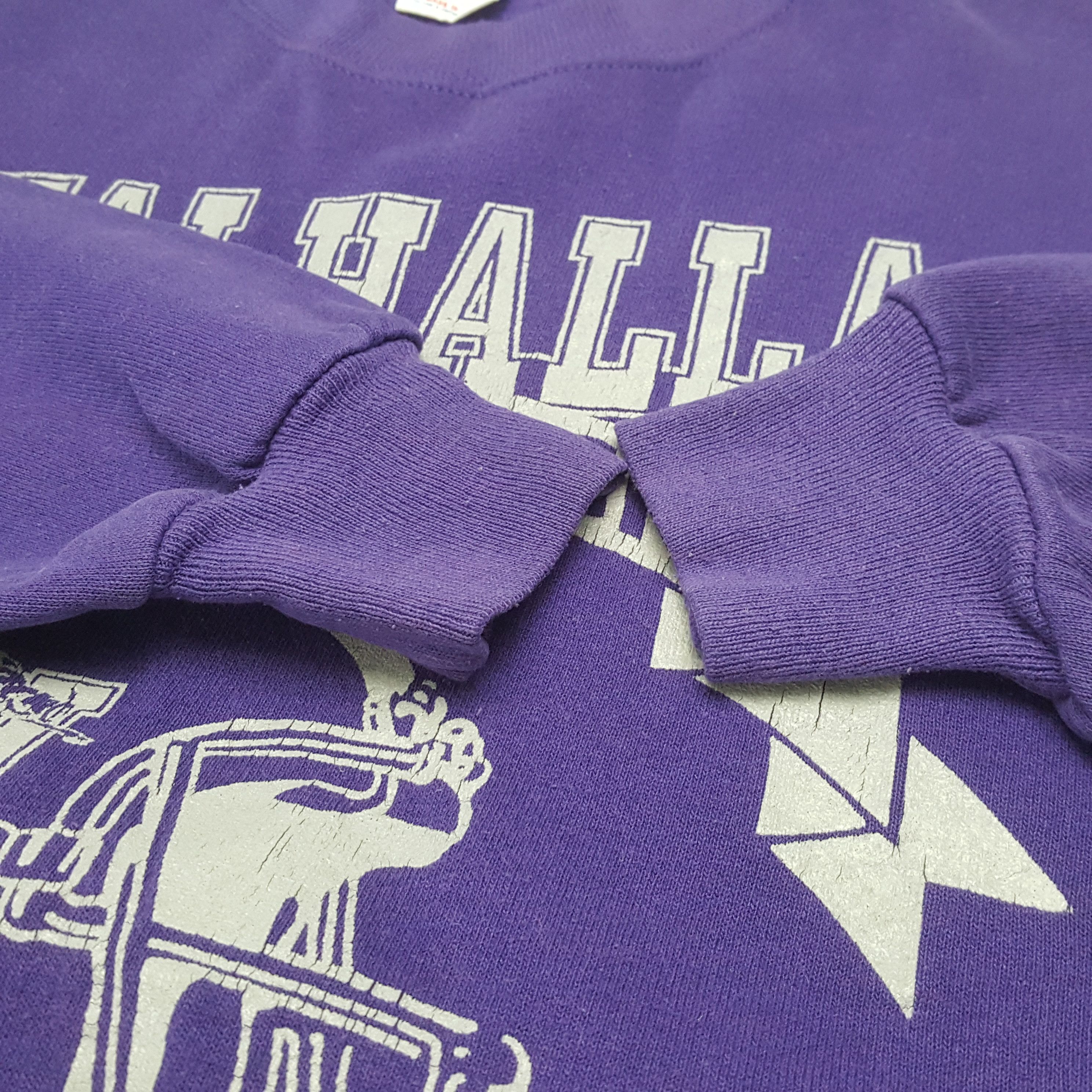 NFL × Vintage Vintage WALHALLA RAZORBACKS NFL Team Sweatshirt C286N27 Size US M / EU 48-50 / 2 - 8 Thumbnail