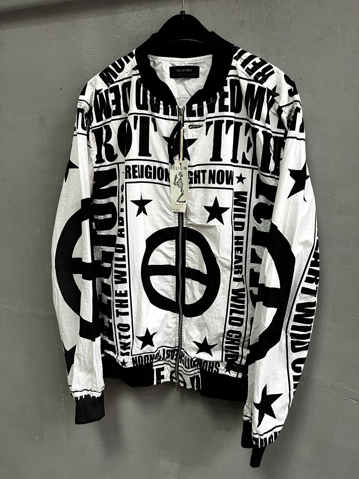 Designer Religion bomber Size US XL / EU 56 / 4 - 1 Thumbnail