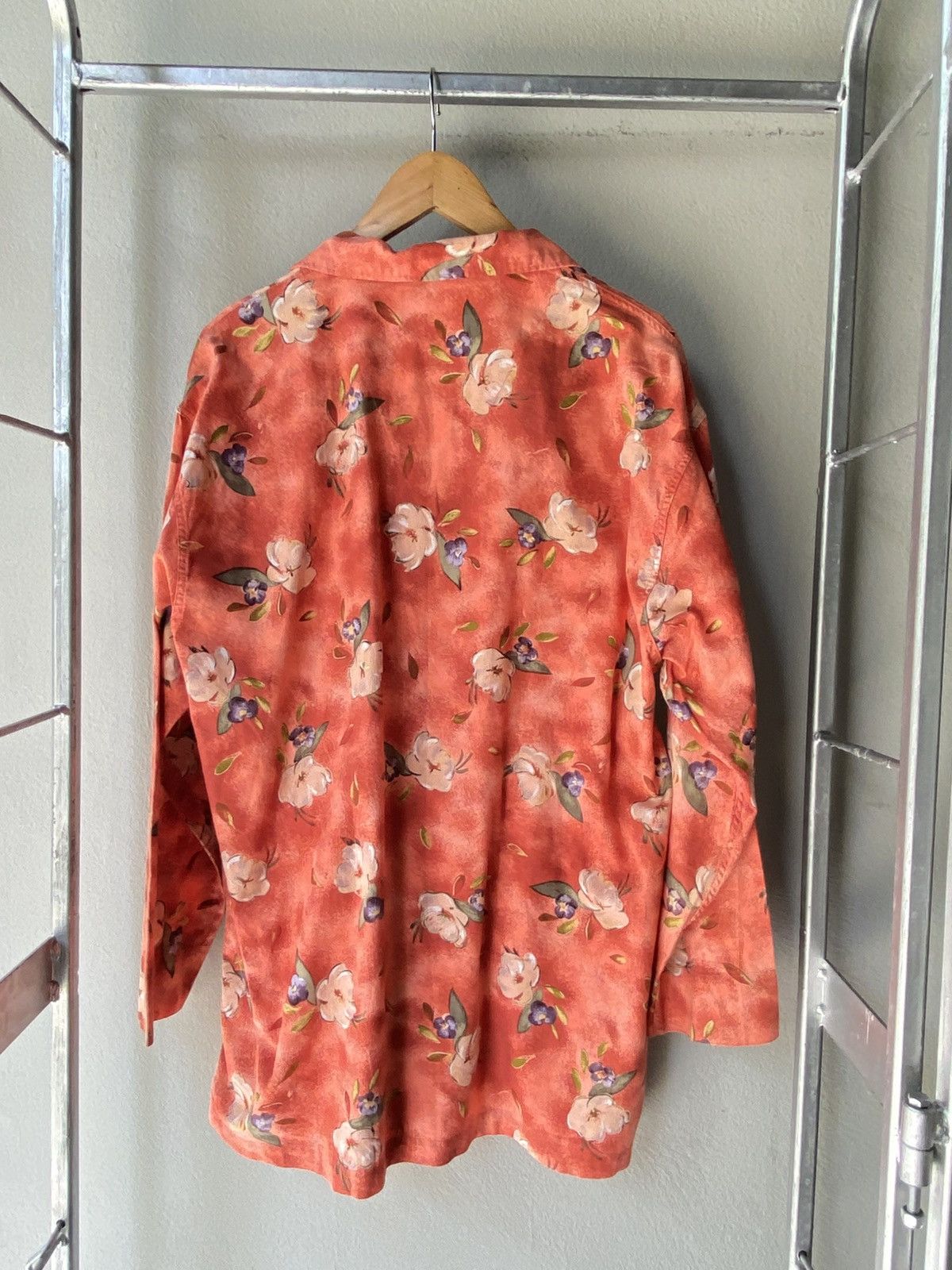 Kenzo KENZO Vintage Floral Button-Up Shirt Size US L / EU 52-54 / 3 - 8 Thumbnail