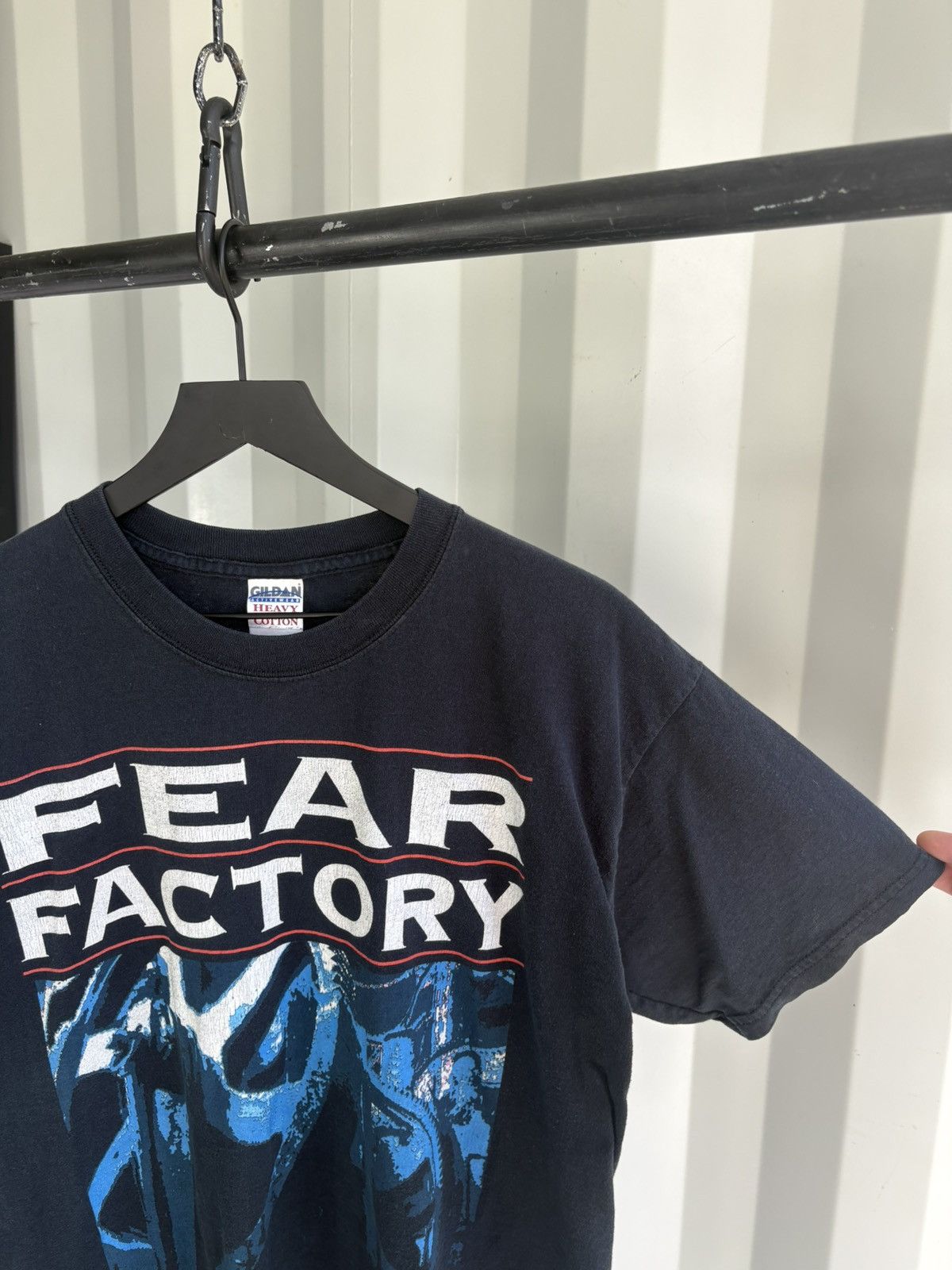 Band Tees Fear Factory Mind Faded Distressed ERD Grunge WCC Thrashed Size US L / EU 52-54 / 3 - 4 Thumbnail
