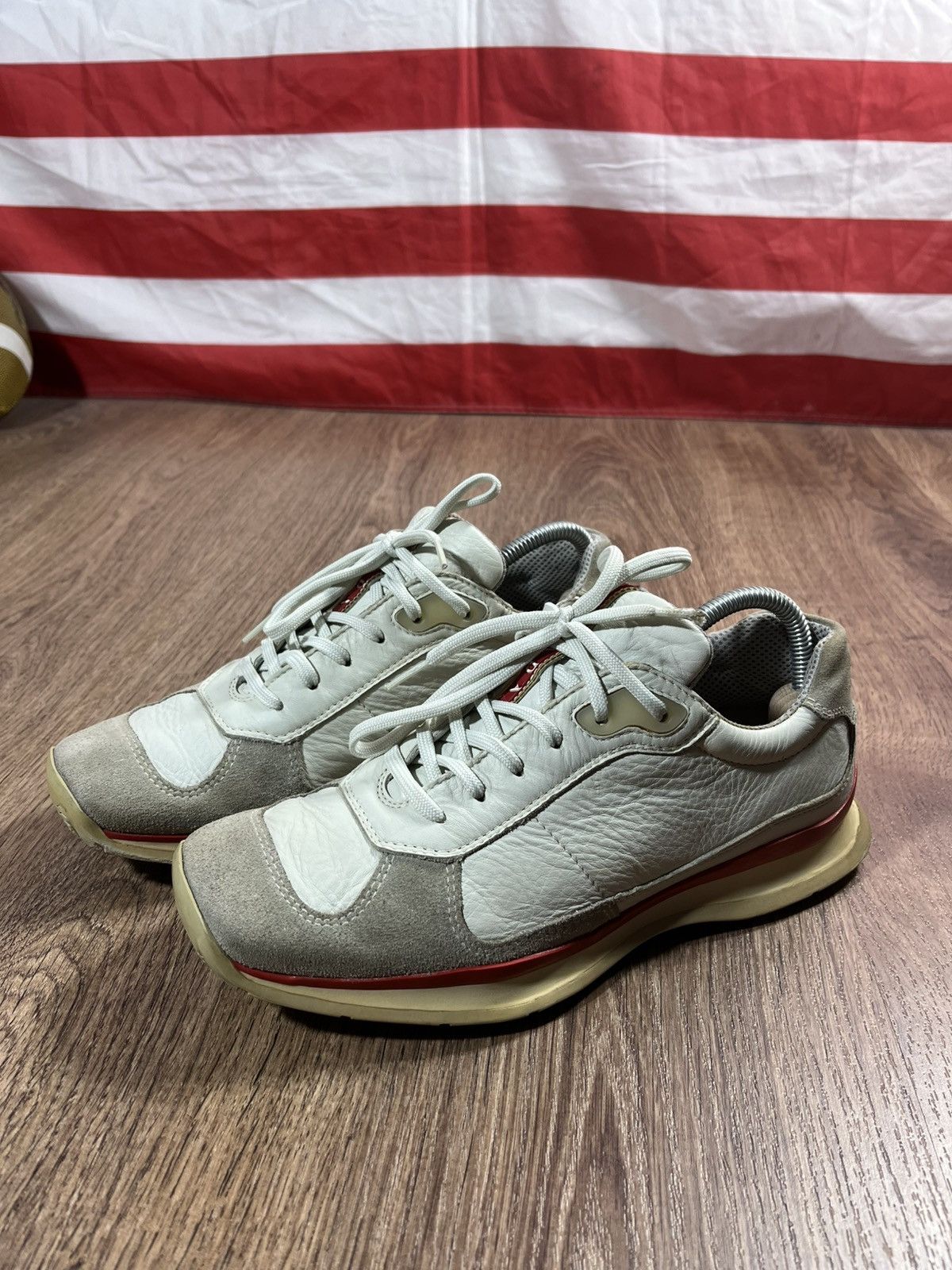 Prada Vintage Prada Sneakers Size US 7 / IT 37 - 1 Thumbnail