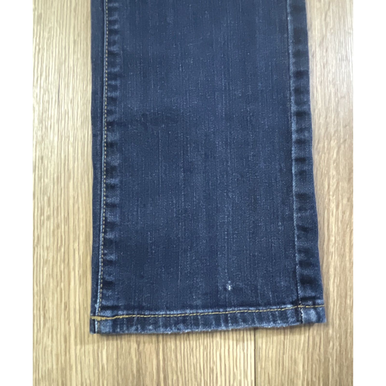Liz Claiborne LIZ CLAIBORNE Classic Fit Dark Wash Jeans Size 6 Straight Leg Stretch Denim Women Size 28" / US 6 / IT 42 - 2 Thumbnail