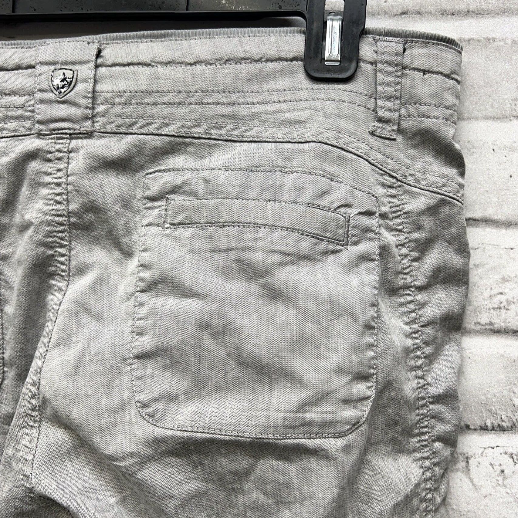 Vintage KUHL Gray Chino Hiking Pants Womens Size 10 31" Inseam Regular Size 32" / US 10 / IT 46 - 3 Thumbnail