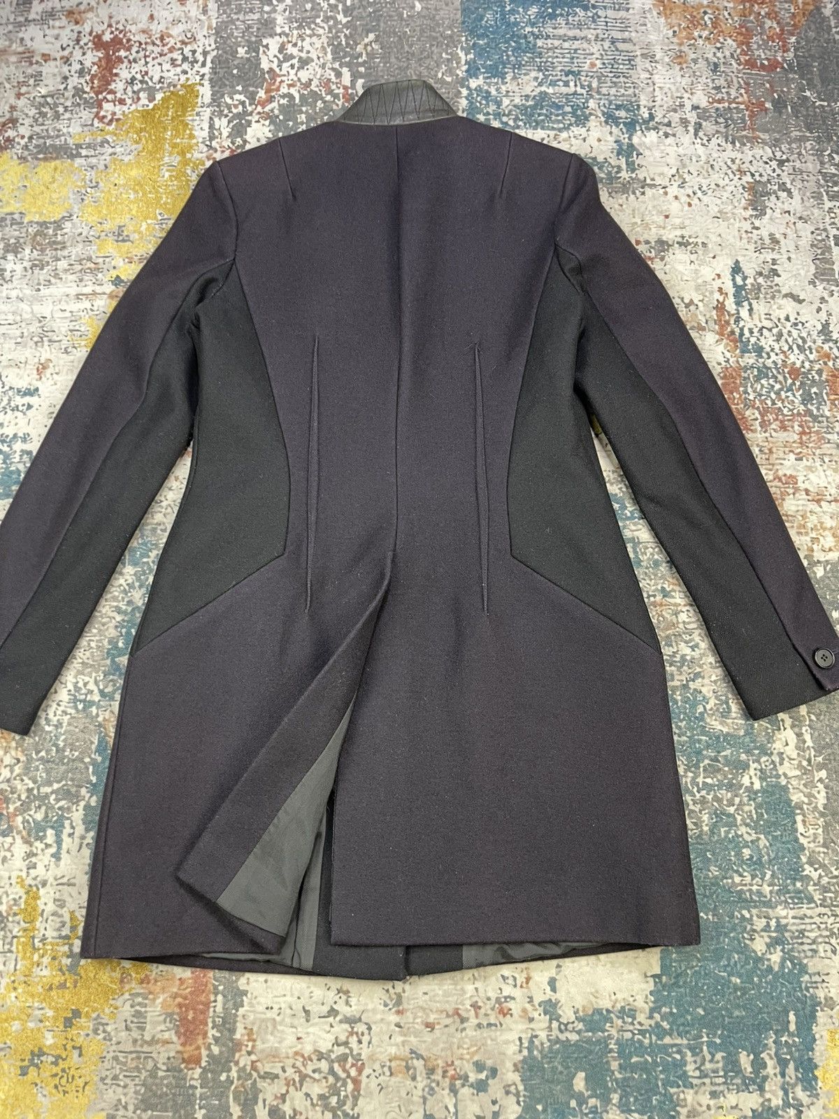 Allsaints Allsaints Leather Trim Vita Wool Coat Size M / US 6-8 / IT 42-44 - 9 Thumbnail