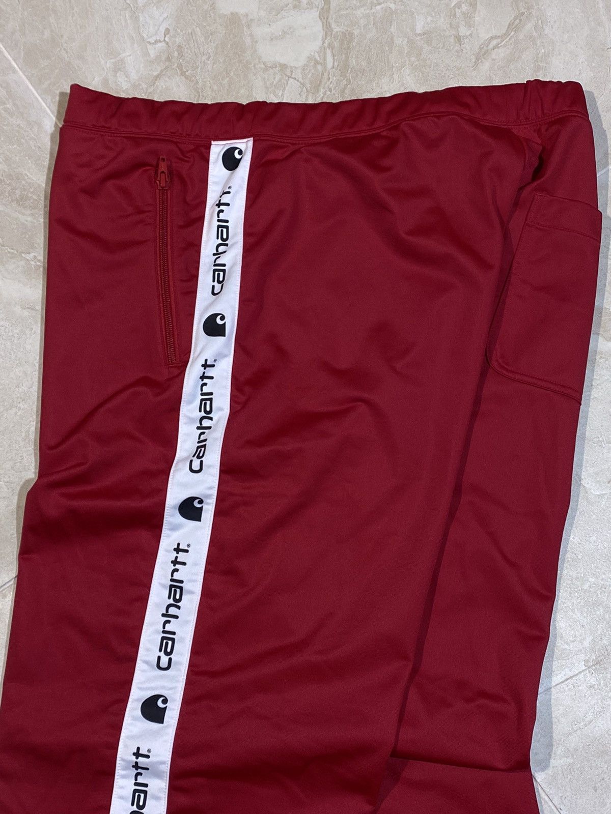 Carhartt Carhartt streetwear style hot red colour track pants Size US 36 / EU 52 - 3 Thumbnail