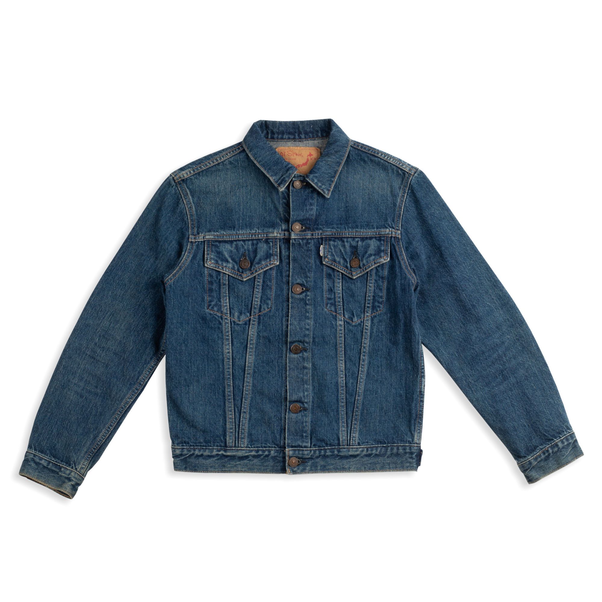 image of Orslow Type 3 Denim Jacket in Indigo, Men's (Size Small)