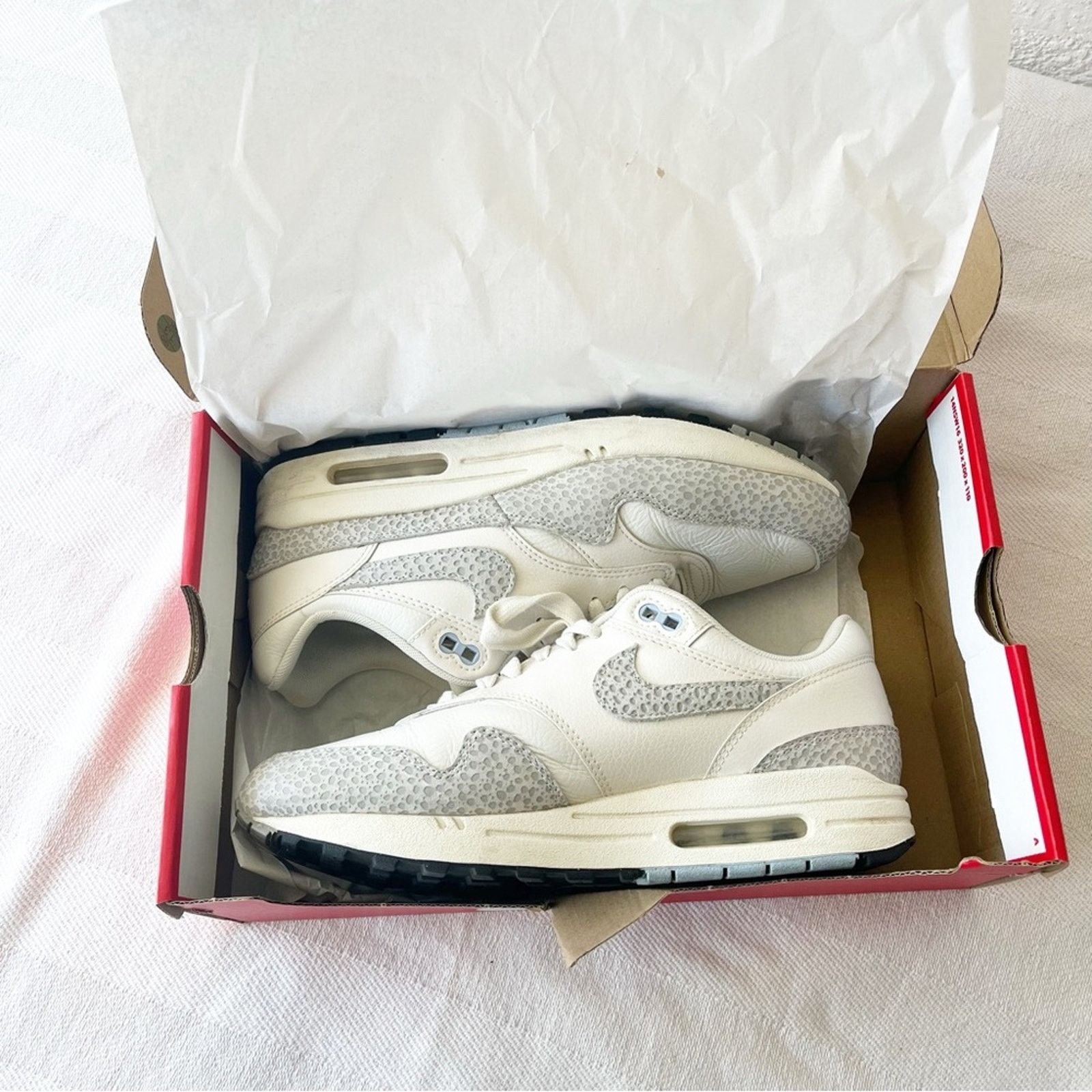 Nike NIKE Air Max 1 '87 Safari Summit White Phantom Size 9.5 Size US 9.5 / IT 39.5 - 5 Thumbnail