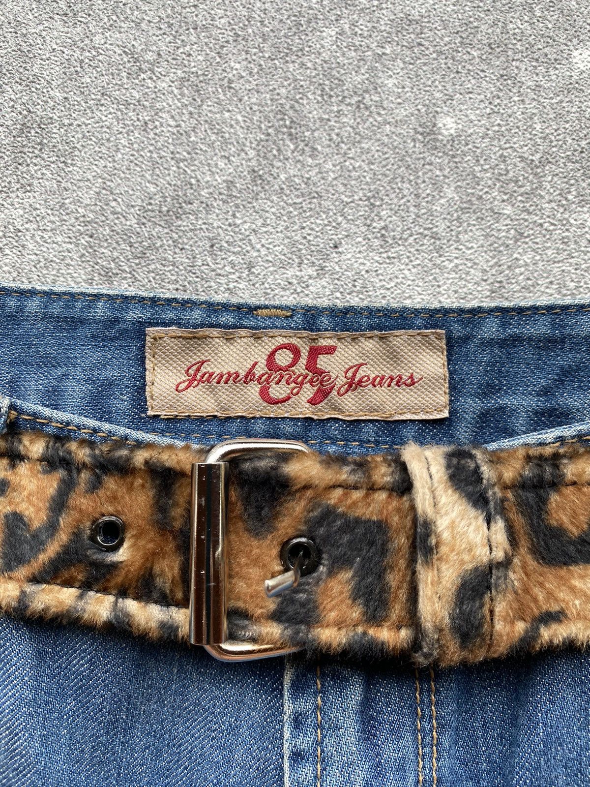 If Six Was Nine × Japanese Brand × Le Grande Bleu (L.G.B.) 2000s Jambange Distressed Flared Pant Size US 34 / EU 50 - 5 Thumbnail