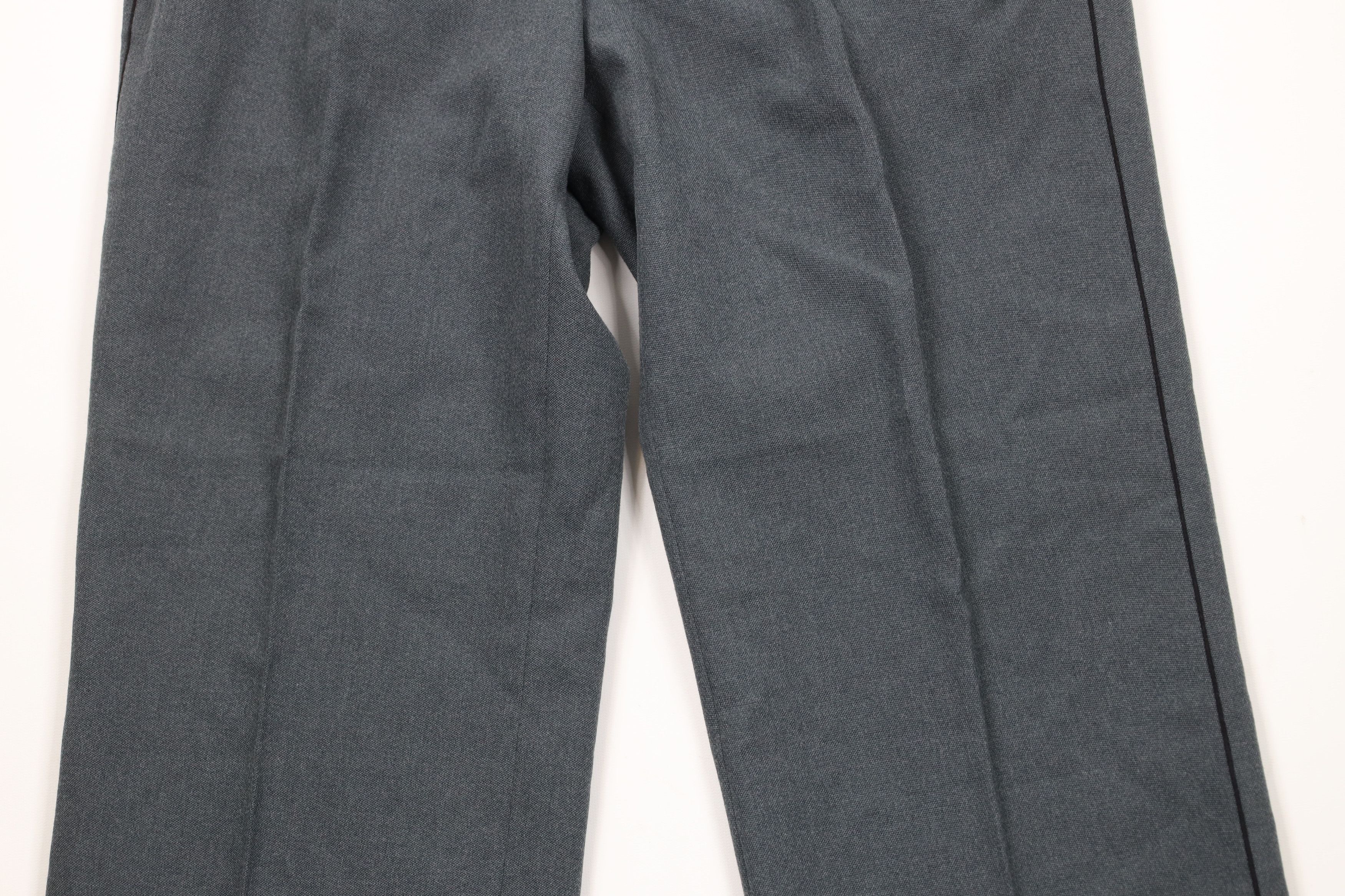 Vintage Vintage 90s Military Wool Button Fly Wide Leg Pants Green Size US 34 / EU 50 - 3 Thumbnail