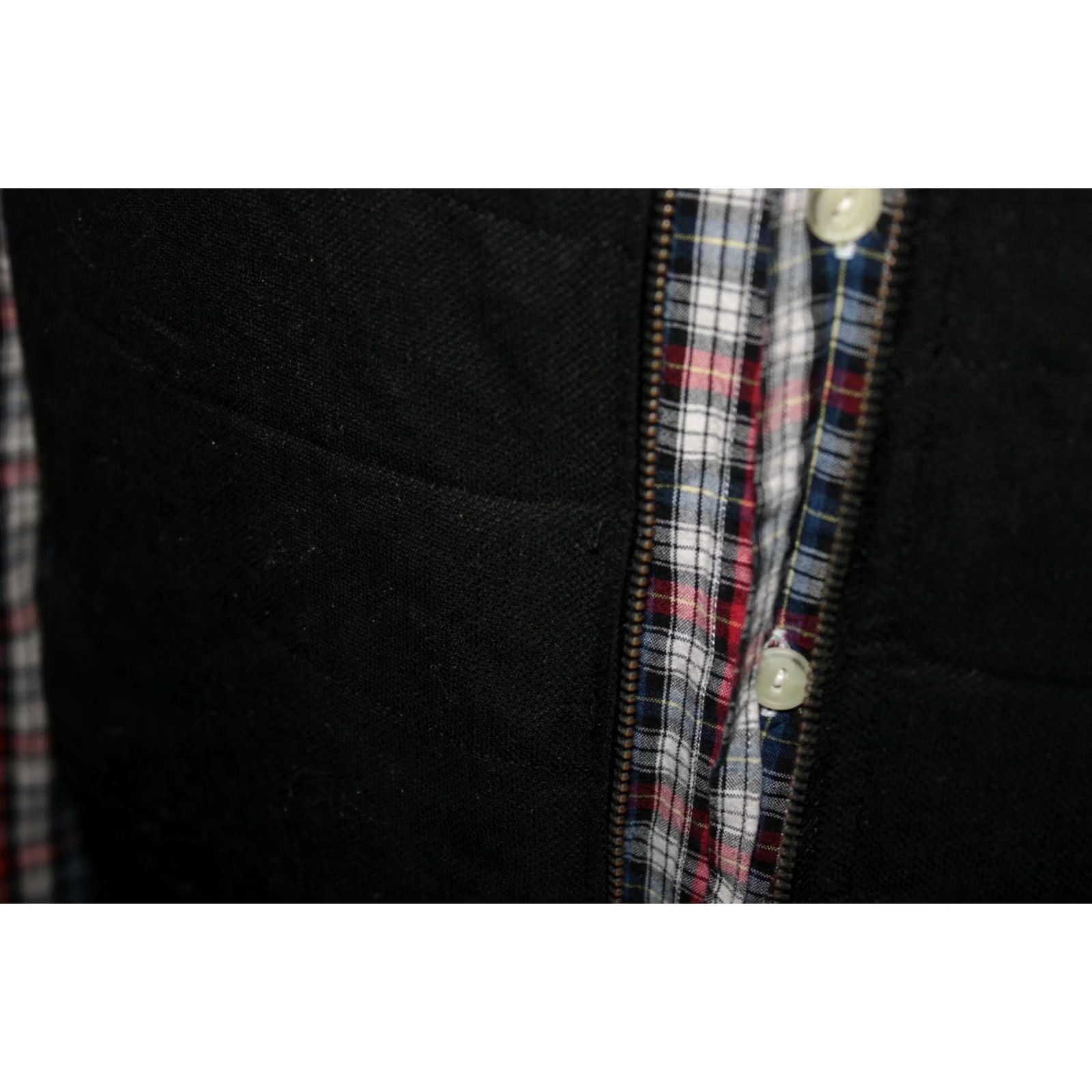 Gant GANT Mens Black Full Zip Wool Blend Vest Waistcoat Size L Size US L / EU 52-54 / 3 - 4 Thumbnail