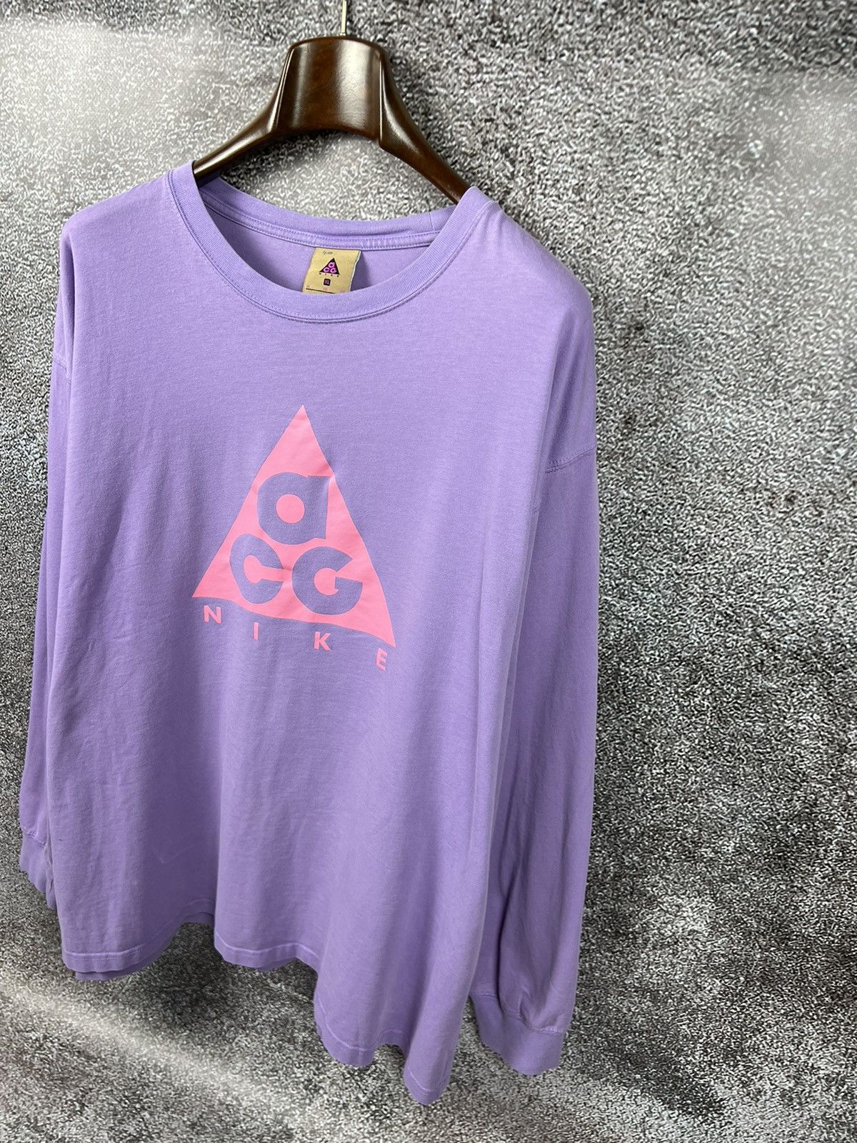 Nike × Nike ACG Nike Acg purple long sleeve big logo t-shirt gorpcore y2k Size US XXL / EU 58 / 5 - 3 Thumbnail