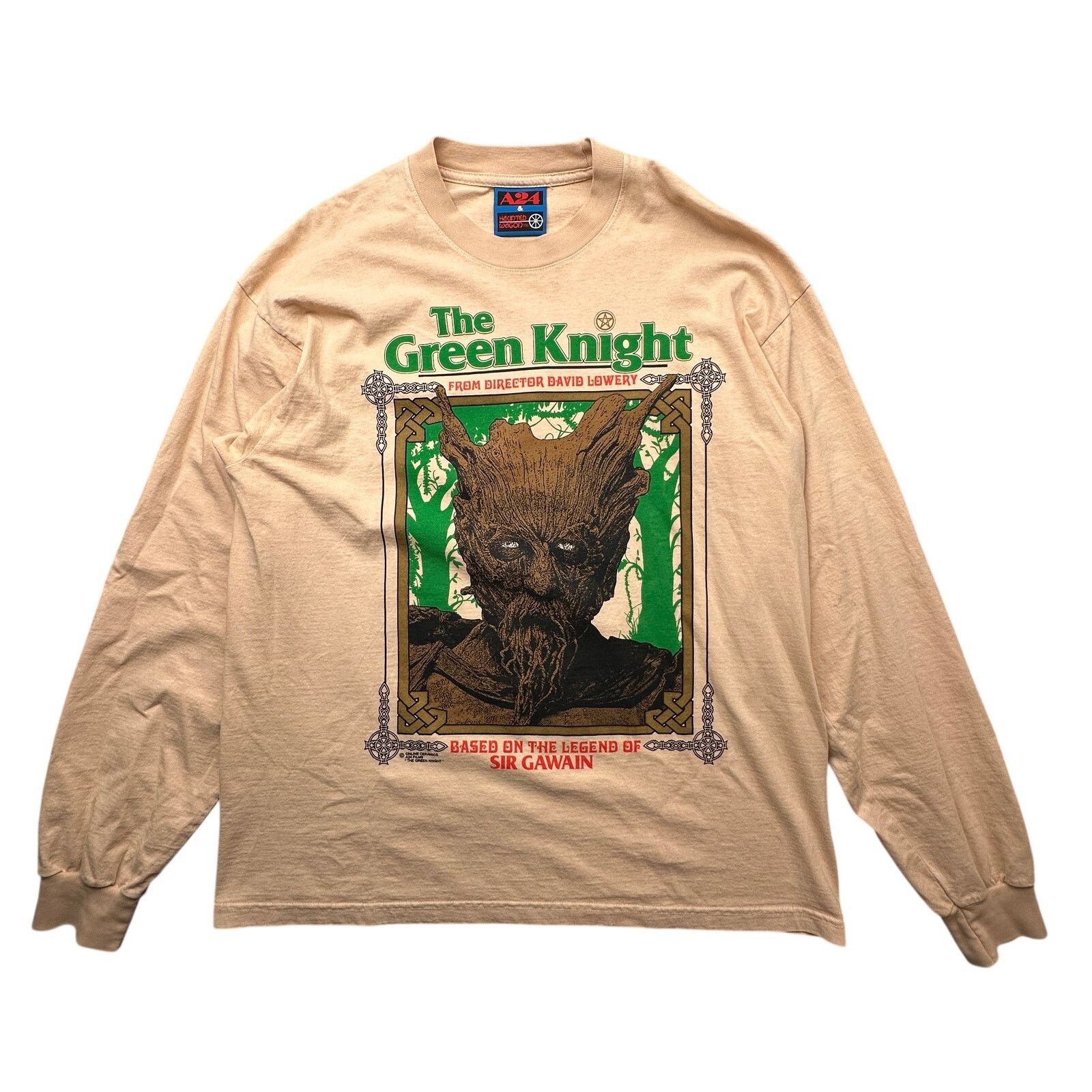 A24 A24 Green Knight Long Sleeve T-Shirt Large Online Ceramics Size US L / EU 52-54 / 3 - 1 Thumbnail