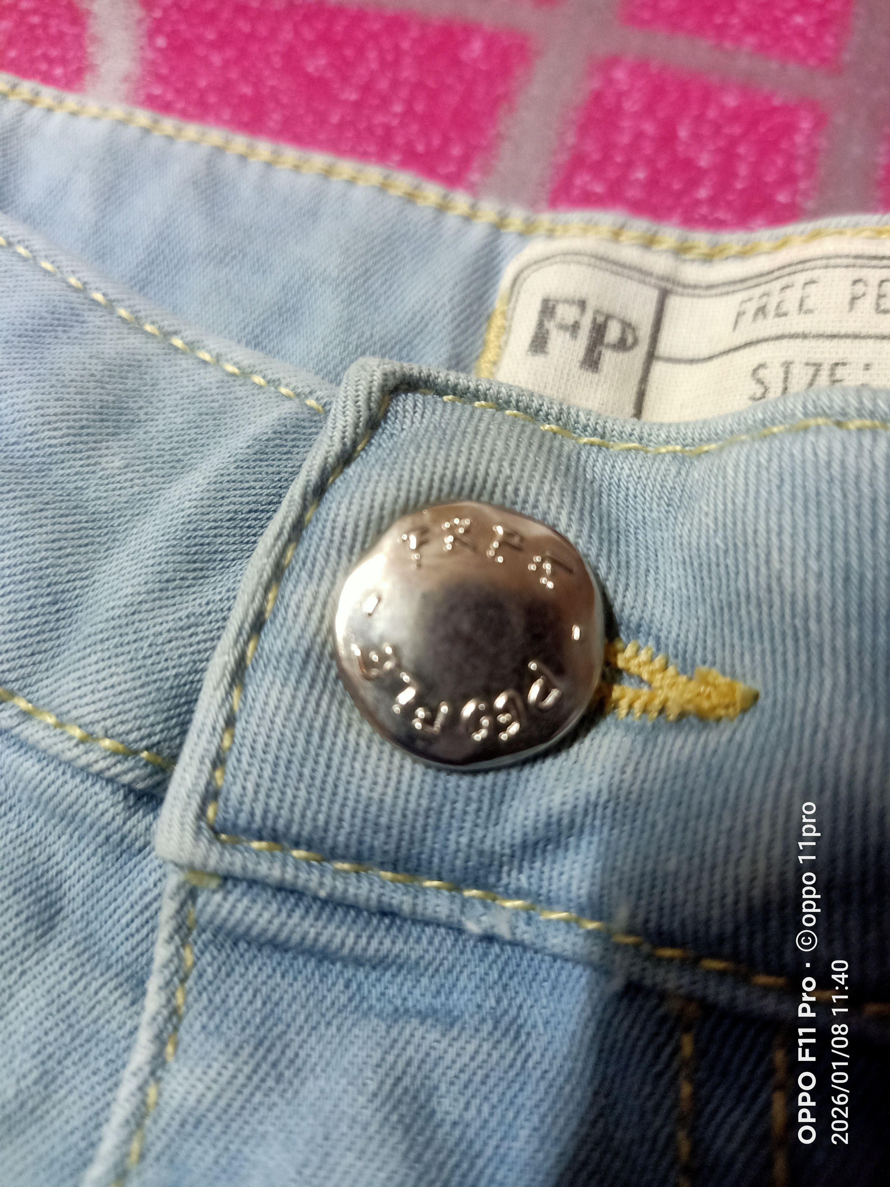 Le Grande Bleu (L.G.B.) 🌟 Free People Big Flare Denim Men 🌟 Size US 29 - 5 Thumbnail