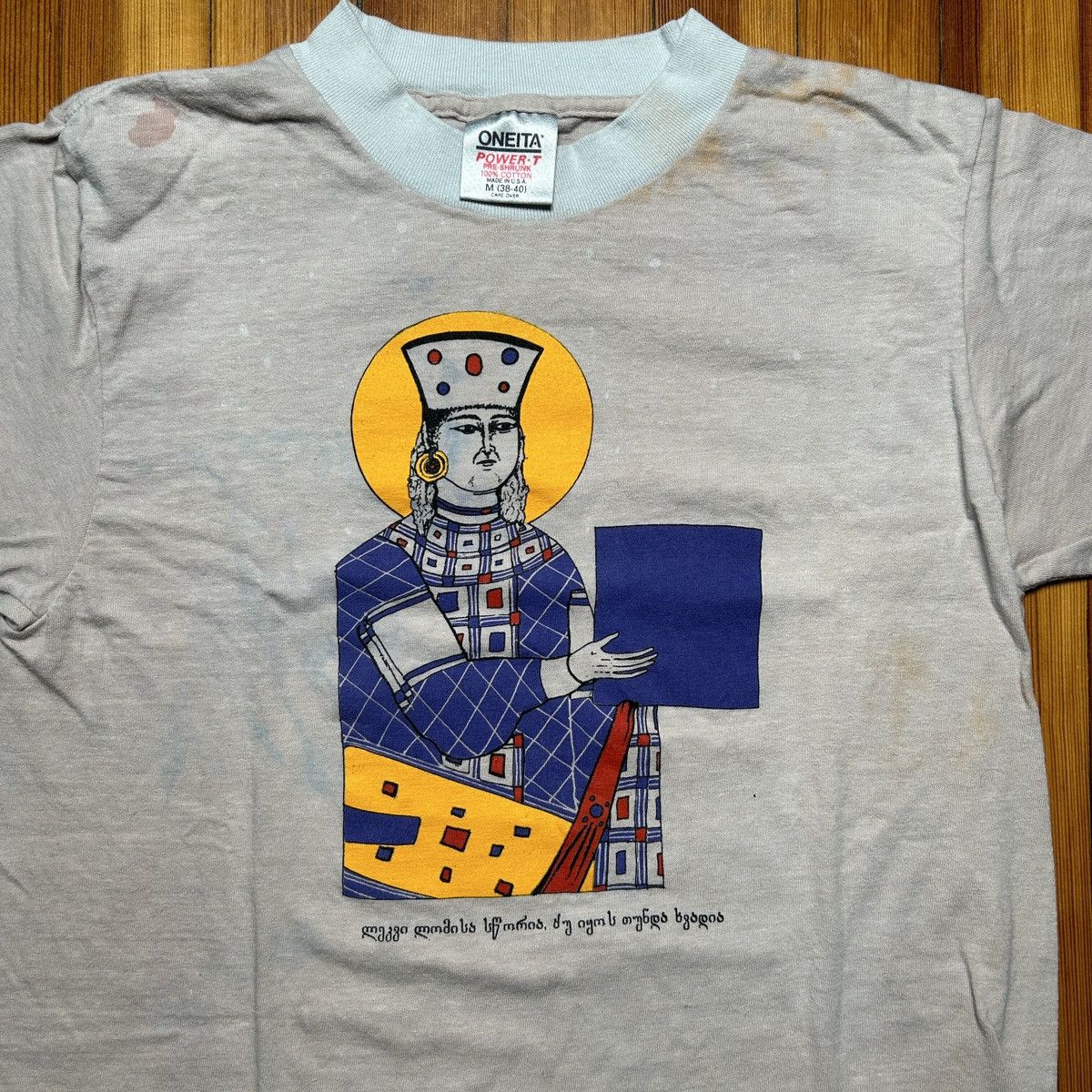 Other 1998 Vintage Georgian Single Stitch Oneita Tee Size US M / EU 48-50 / 2 - 2 Thumbnail