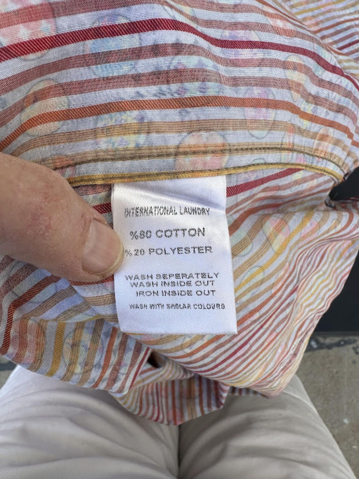 Other International Laundry Print Shirt Medium Size US M / EU 48-50 / 2 - 7 Thumbnail