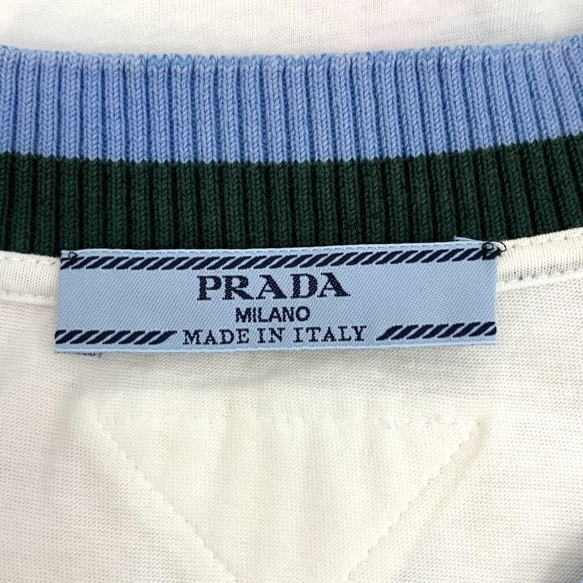 Prada Prada White Robot Print Cotton Short Sleeve T-Shirt Size M / US 6-8 / IT 42-44 - 6 Thumbnail