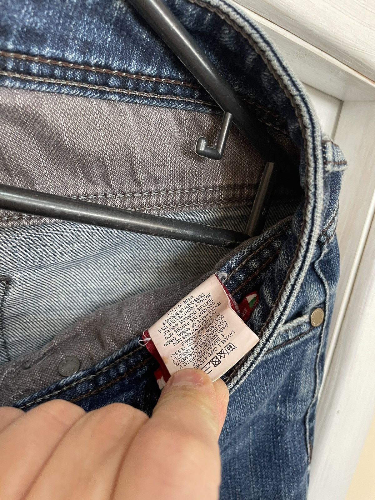 Jacob Cohen × Jean × Vintage Vintage Jacob Cohen Rare Faded Fly Button Jeans Denim Pants Size US 33 - 8 Thumbnail
