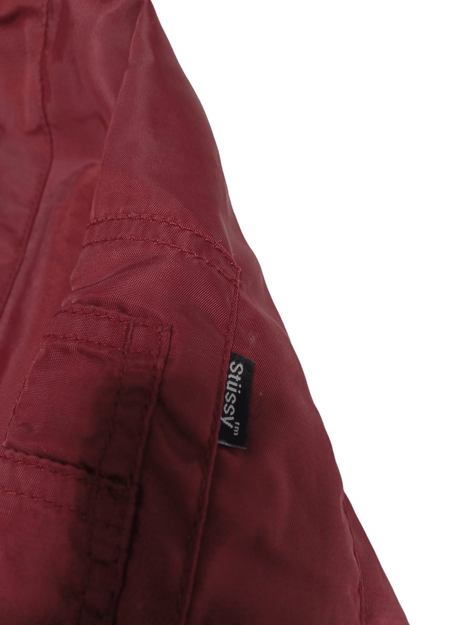 Stussy STUSSY DISTRESSED BOMBER BORDEAUX STREETWEAR SK8 Size US M / EU 48-50 / 2 - 6 Thumbnail