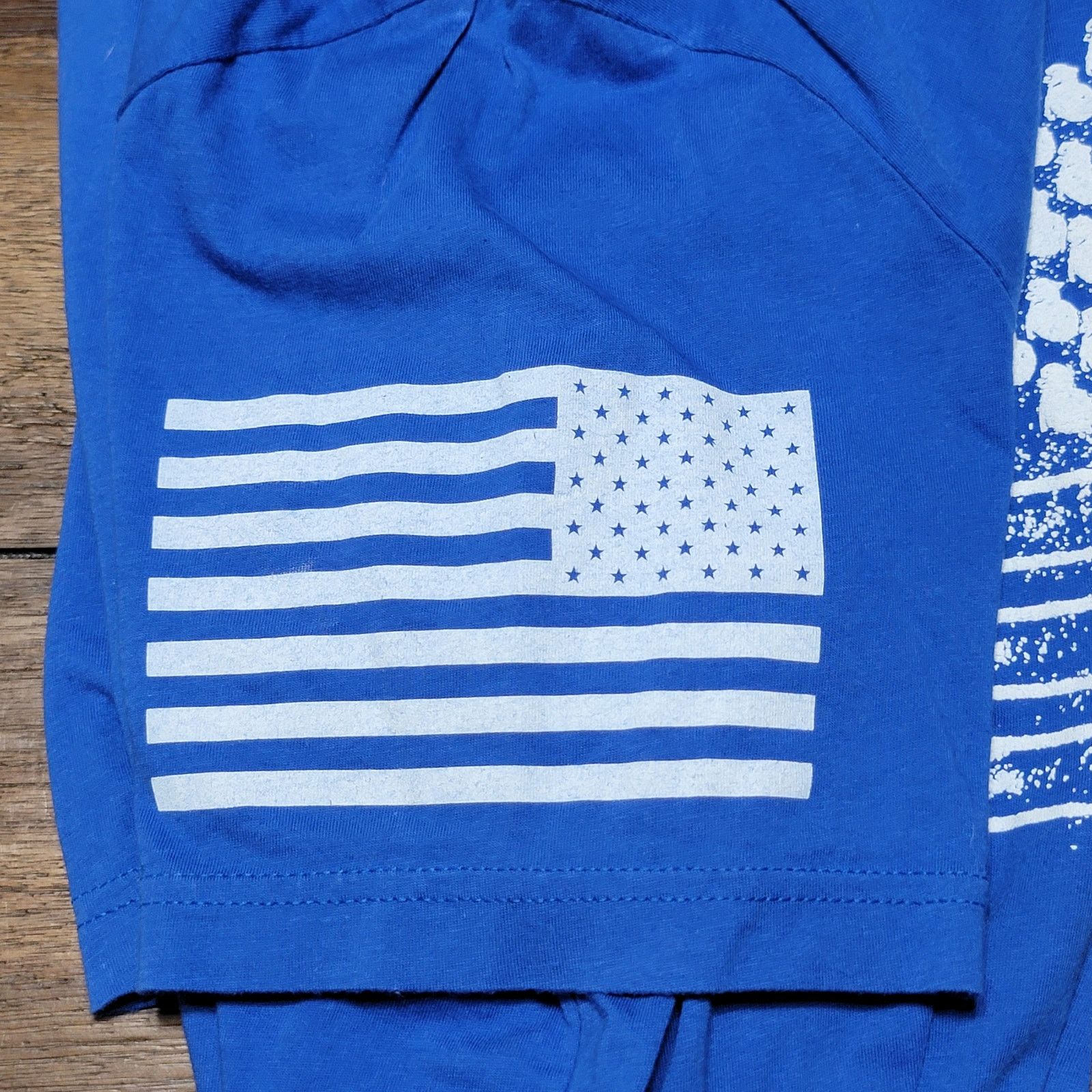 Grunt Style Grunt Style Blue Unisex Tee American Flag Ammo - Size Large Size US L / EU 52-54 / 3 - 5 Thumbnail