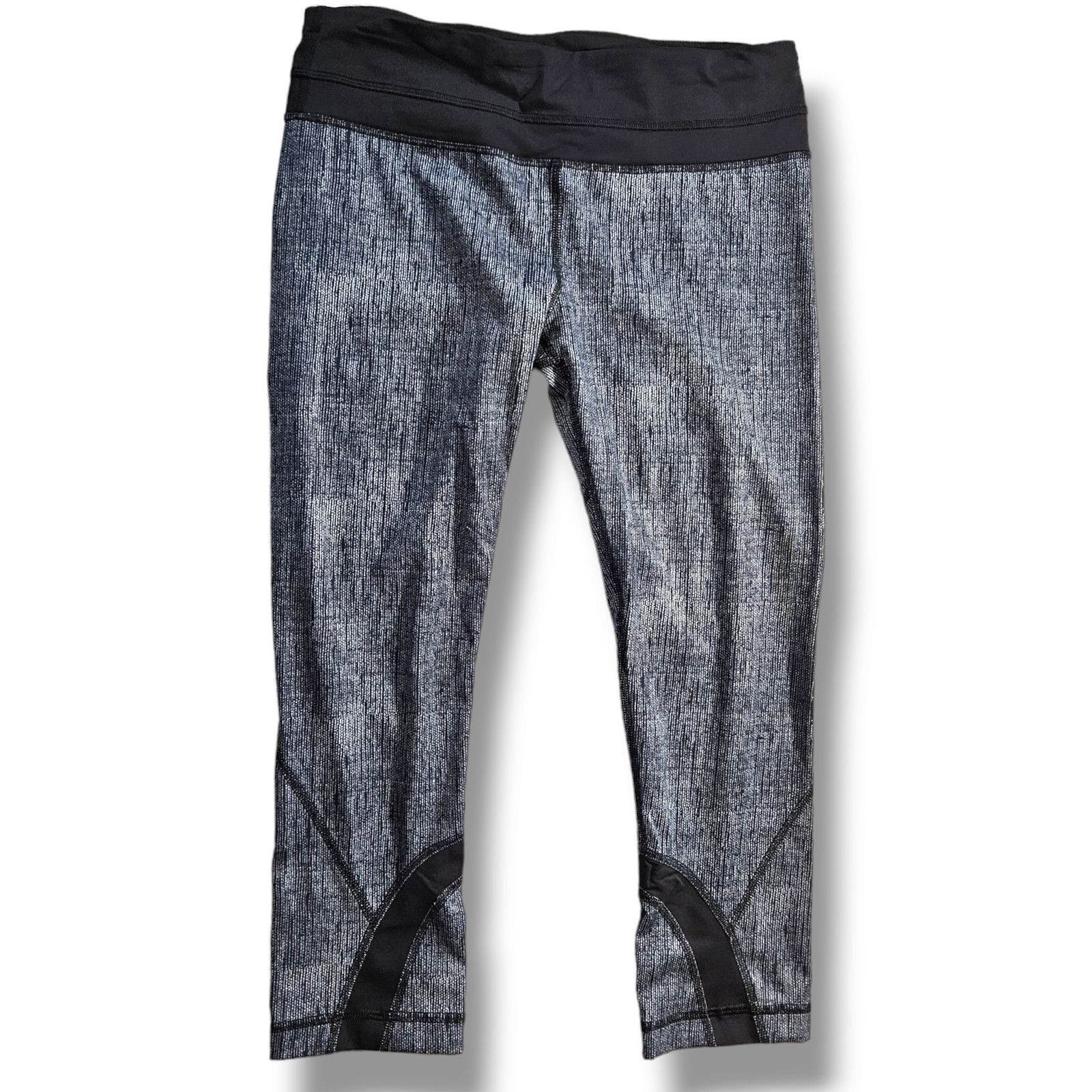 Lululemon EUC Lululemon Run Inspire Crop Pants Sz. 6 Burlap Texture Size 28" / US 6 / IT 42 - 3 Thumbnail