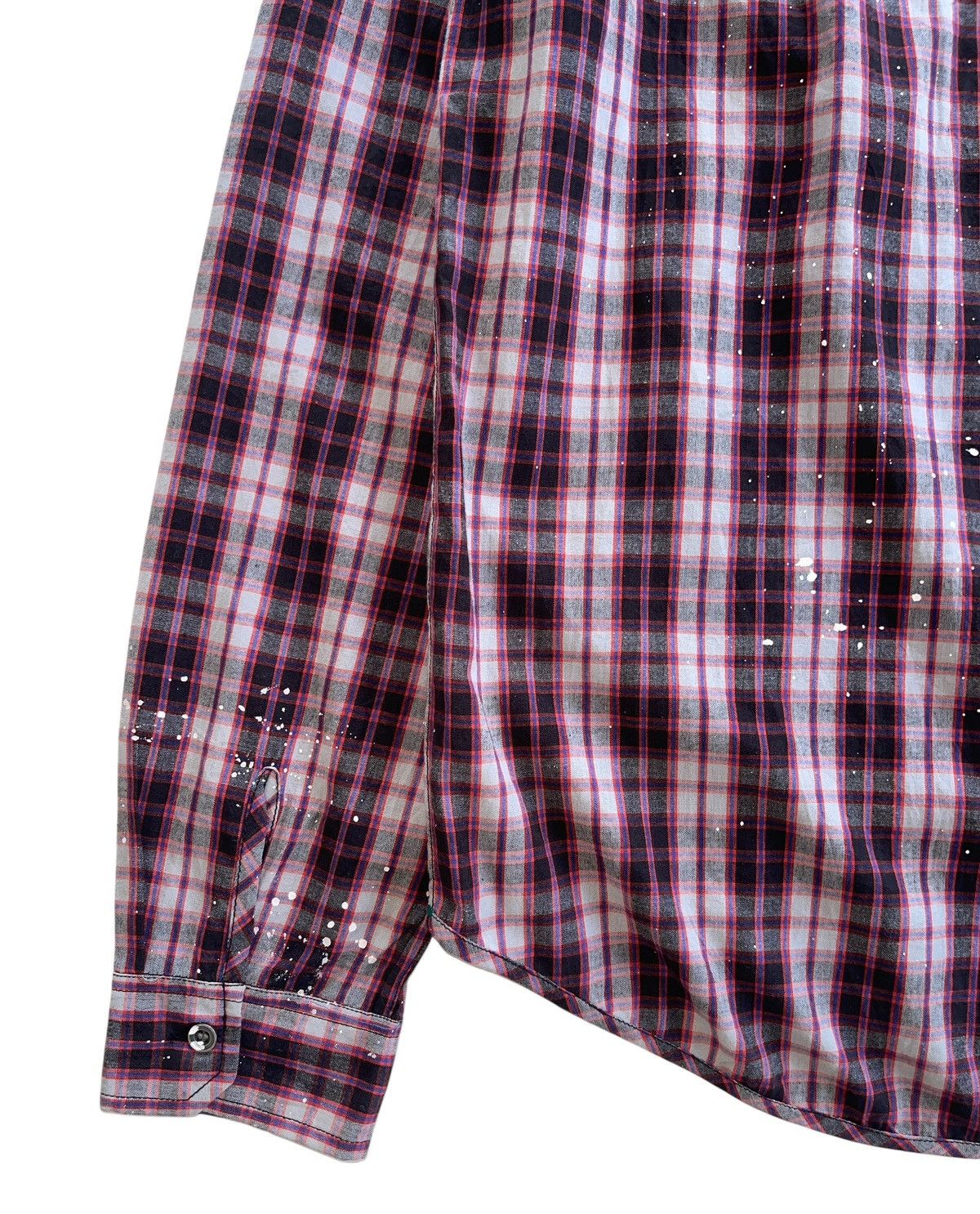 Burkman Bros Burkman Bros Paint Splatted Flannel Shirt Size US M / EU 48-50 / 2 - 8 Thumbnail