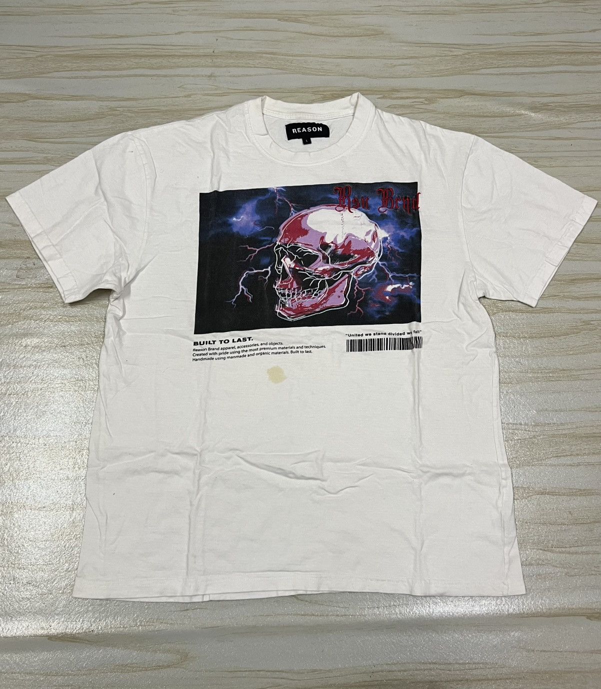 Reason Built To Last Reason Skull T-shirt Size US L / EU 52-54 / 3 - 1 Thumbnail
