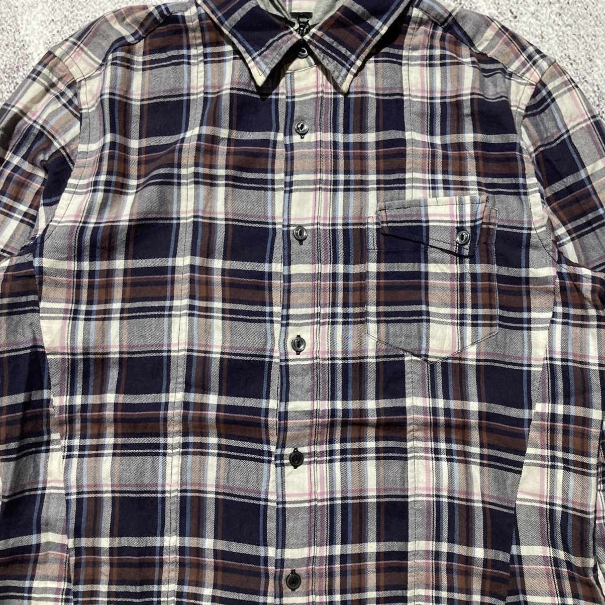 PPFM 2000s PPFM Double Layer Flanel Plaid Hoodie Lgb Punk Style Size US M / EU 48-50 / 2 - 7 Thumbnail