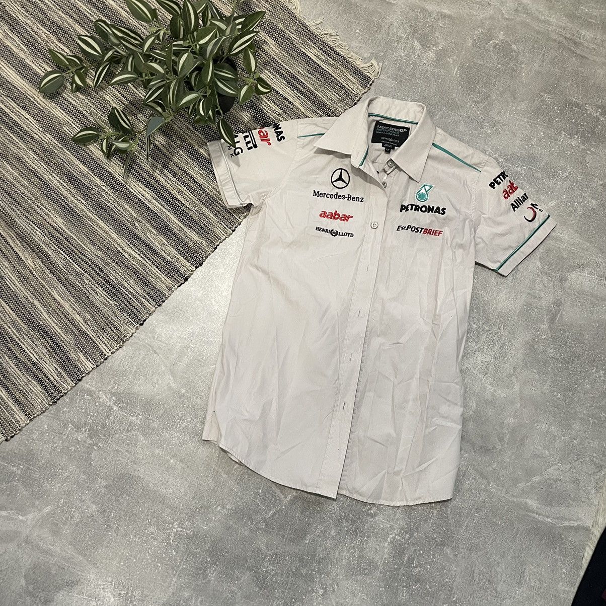 Japanese Brand × Mercedes-Benz MERCEDES BENZ AMG PETRONAS SHIRT BUTTON UPS USA JAPAN F1 Size US S / EU 44-46 / 1 - 1 Thumbnail